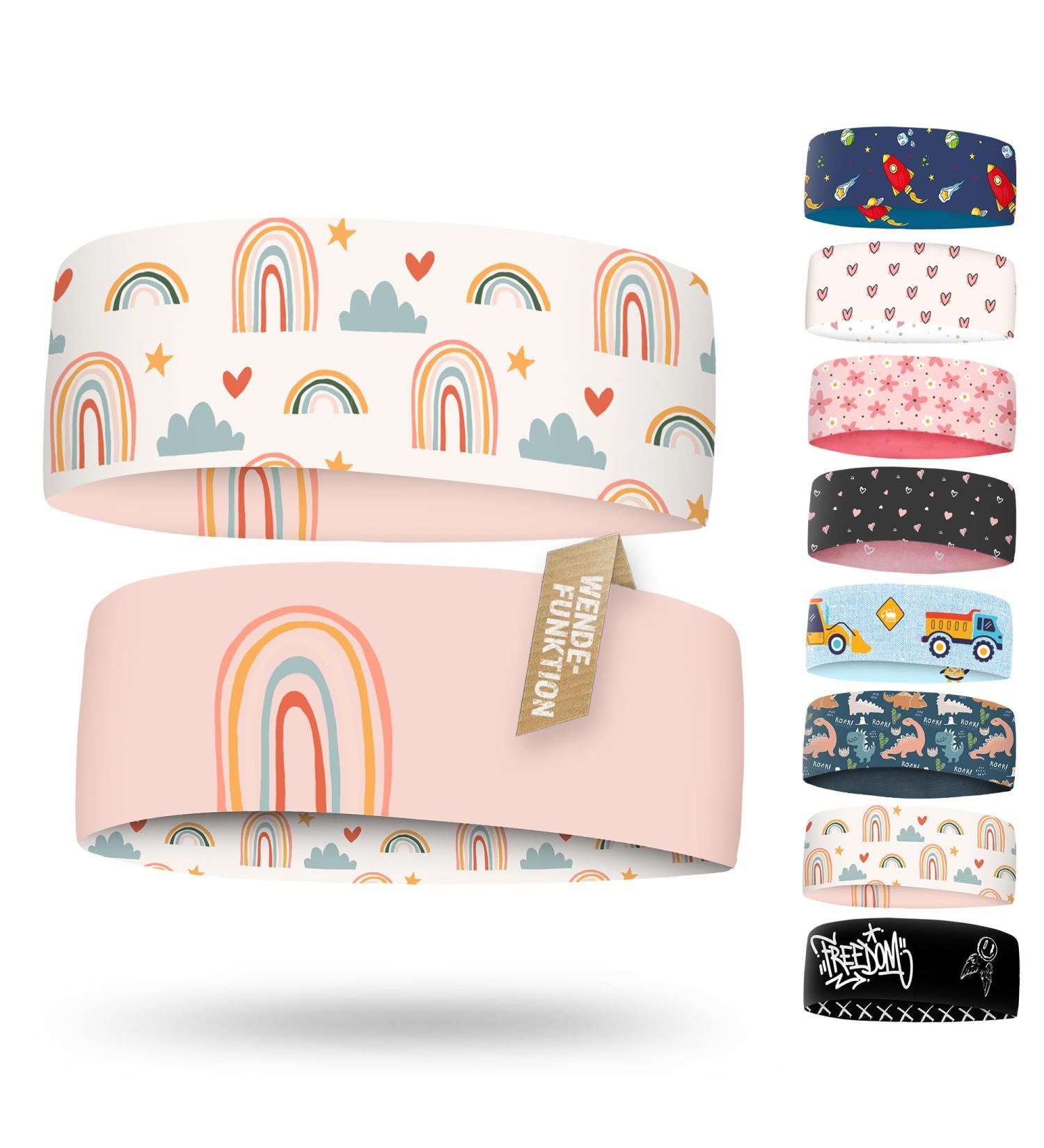 Ultra-Light Rainbow Pink Sports Headband for Kids | Elastic & Comfortable for Boys & Girls - Buy Online on SooperMarket.com
