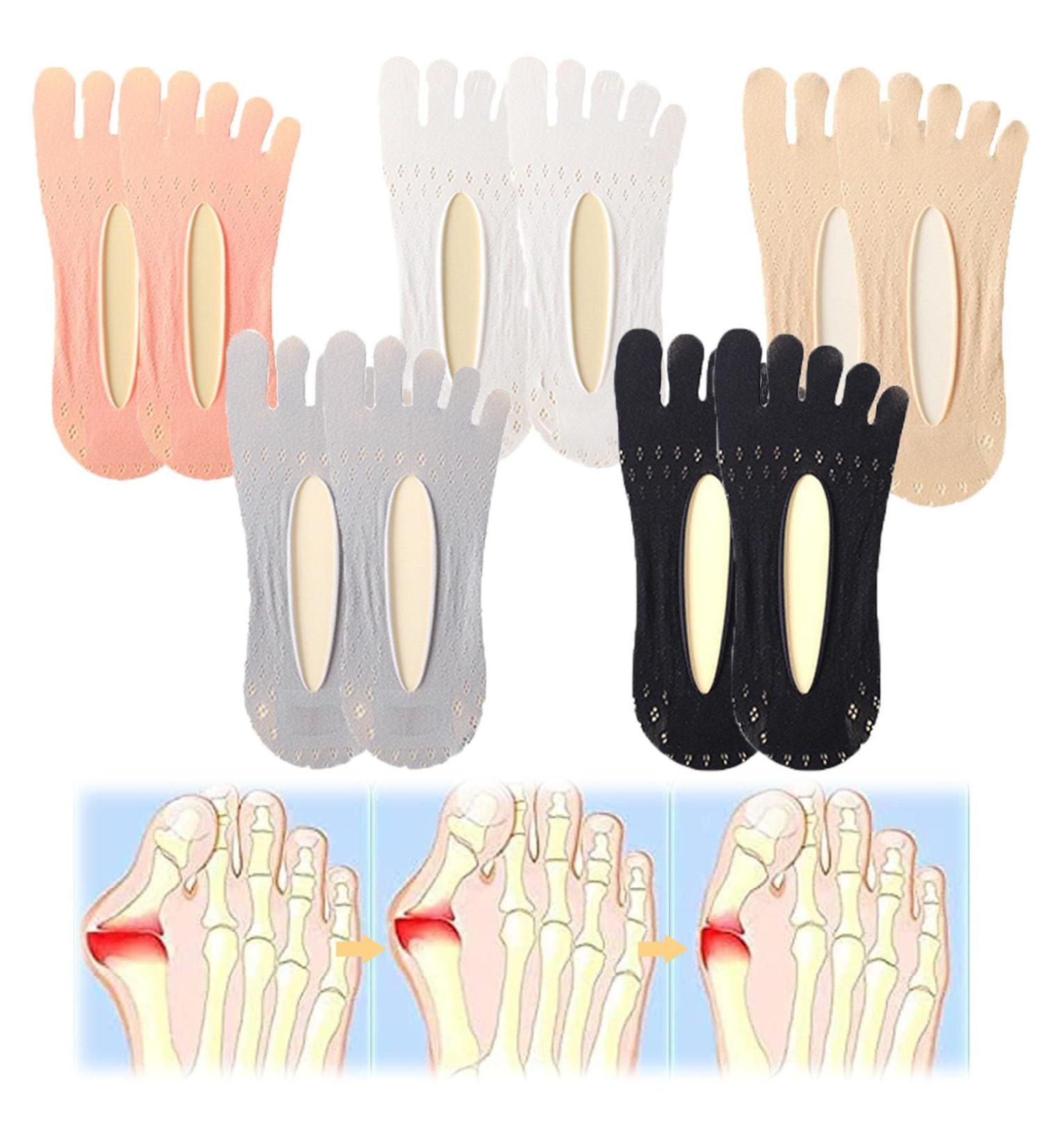 LSNTUU Orthopedic Toe Compression Socks for Women - Bunion Relief & Corrector (5 Pairs) - Buy Online on SooperMarket.com