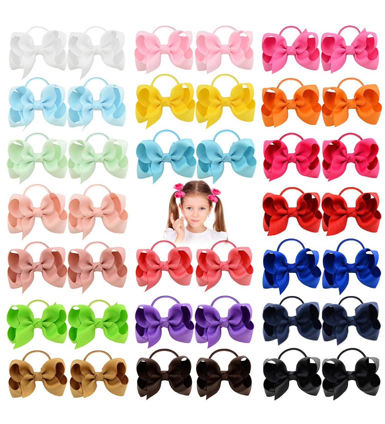 40 Pieces 3-Inch Baby Girls Hair Bows Cute & Stylish Hair Accessories for Little Girls International Shipping Available - Buy Online on SooperMarket.com