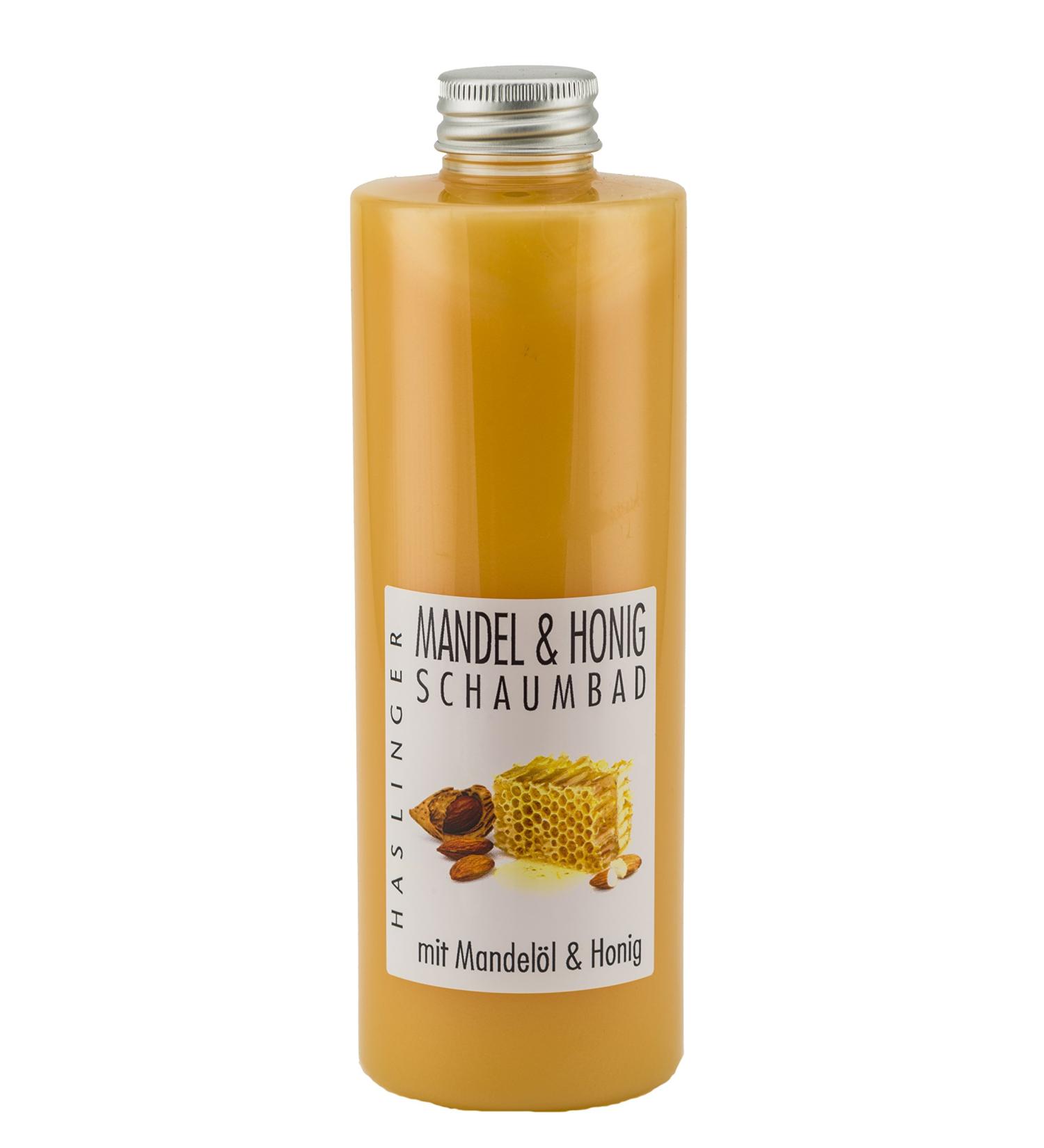 Lashuma bath additive almond - honey bath foam with real honey and almond oil bath additive 400 ml skin care bubble bath
