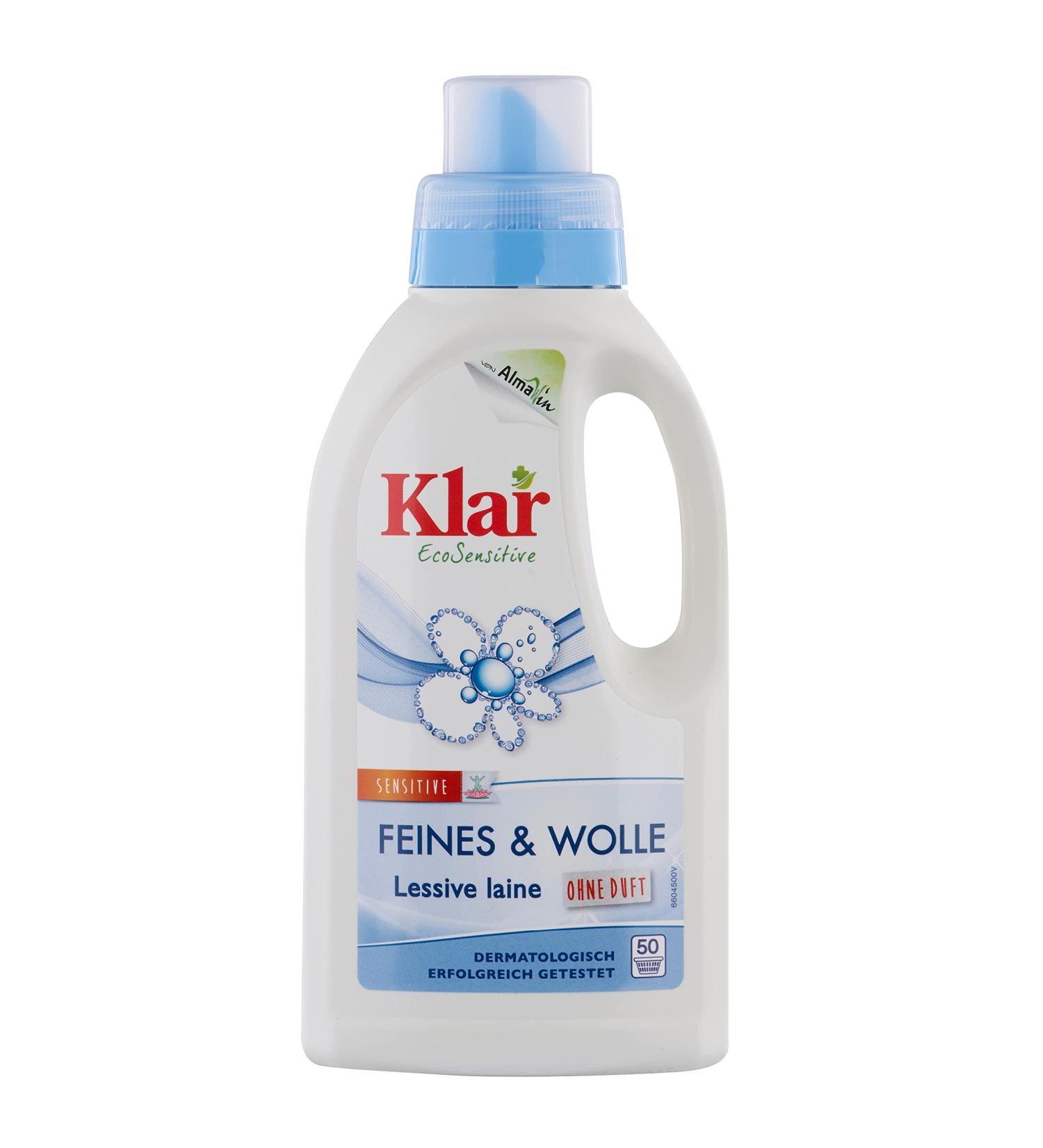 Clearly Fine & Wool Detergent 500ml | Fragrance-Free Eco-Friendly for Sensitive Fibers | 50 Washes | Ideal for Allergy Sufferers - Buy Online on SooperMarket.com