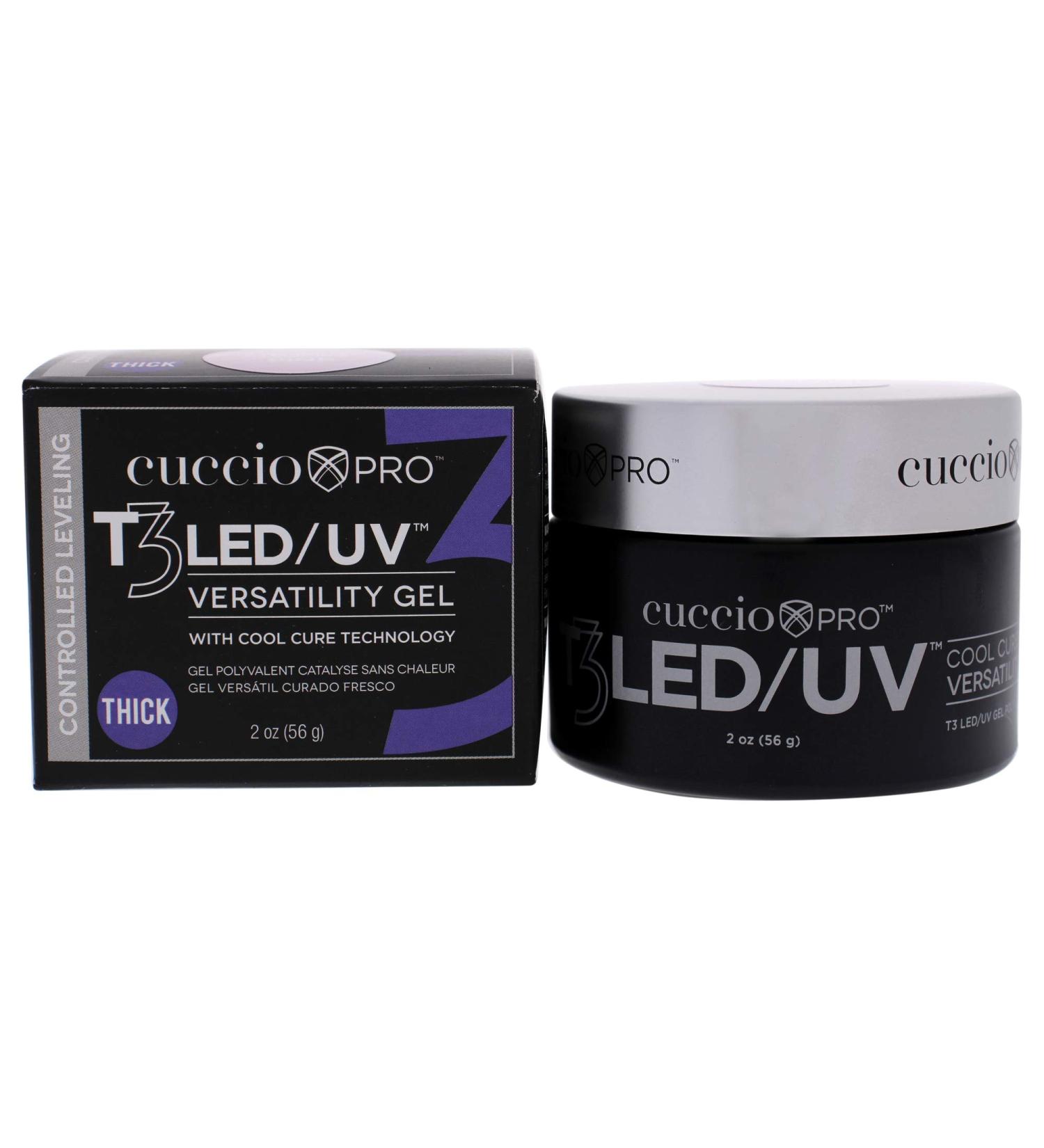 Cuccio Pro T3 LED/UV Pink Gel - 2 Oz | Controlled Leveling, Flexible, Strong Adhesion - Fast Cure - Buy Online on SooperMarket.com