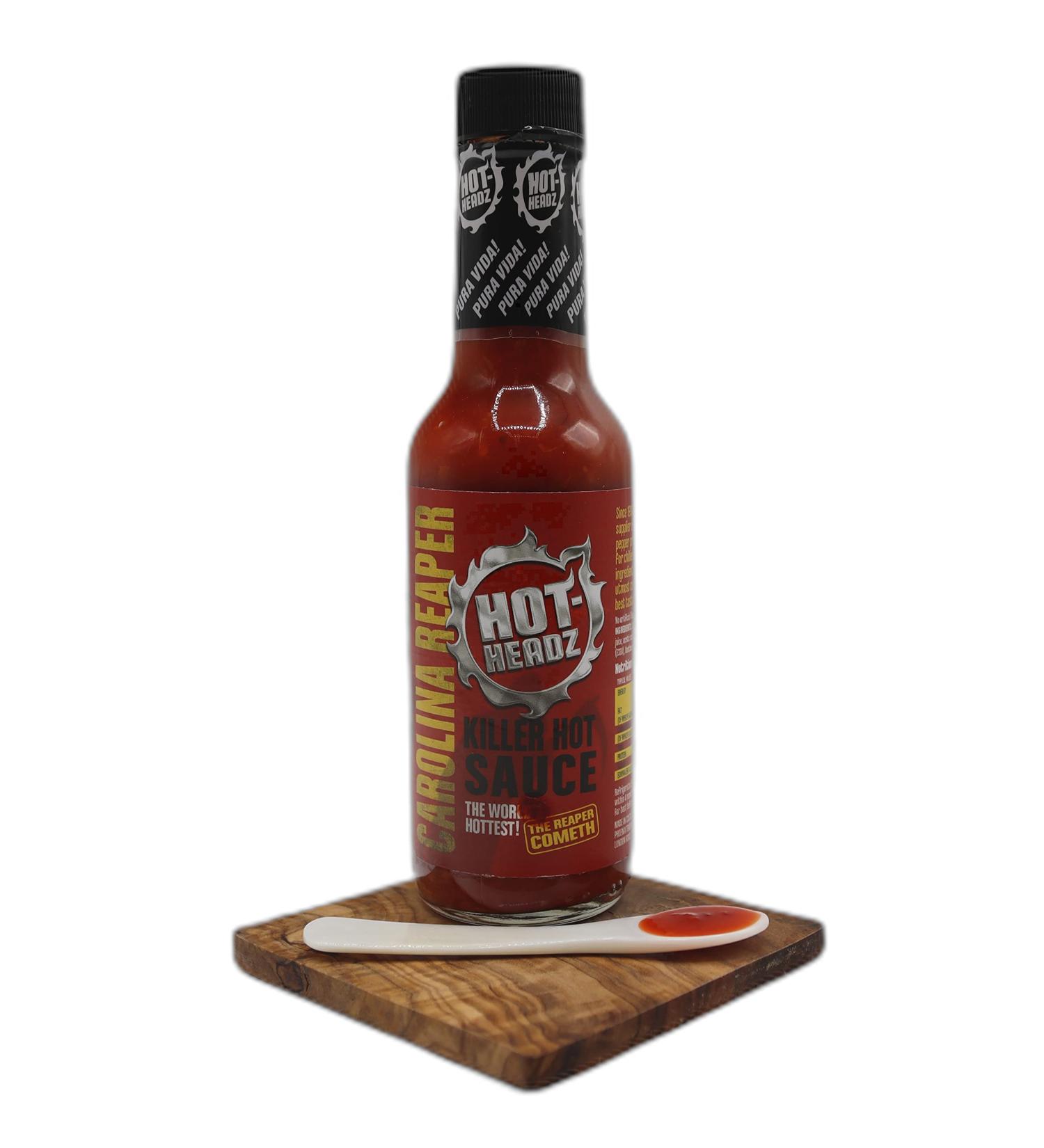 Hot-Headz Carolina Reaper Killer Hot Chilli Sauce 148ml