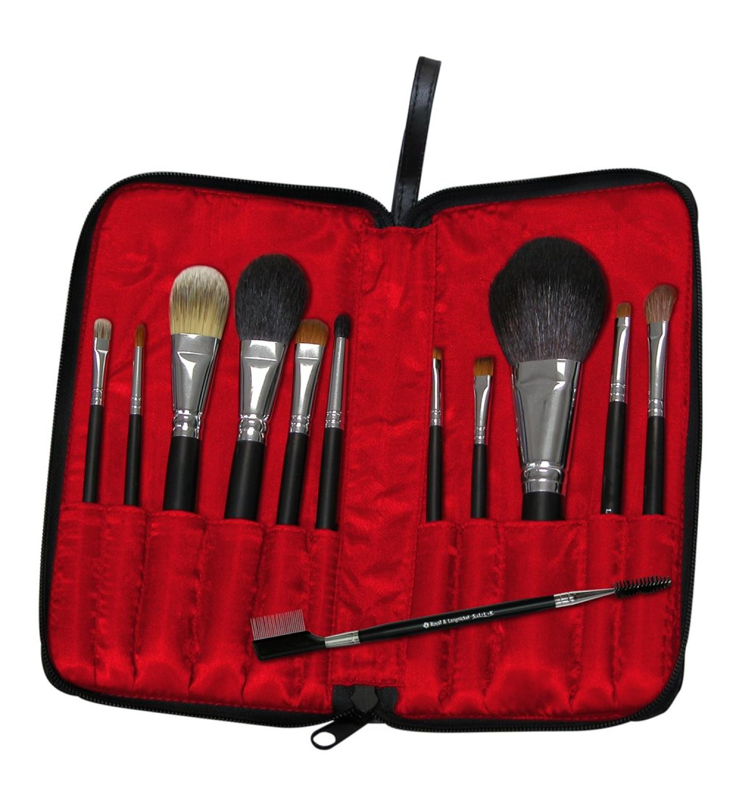 Royal & Langnickel Silk Pro 12-Piece Professional 13-Piece Travel Cosmetic Brush Set - Buy Online on SooperMarket.com