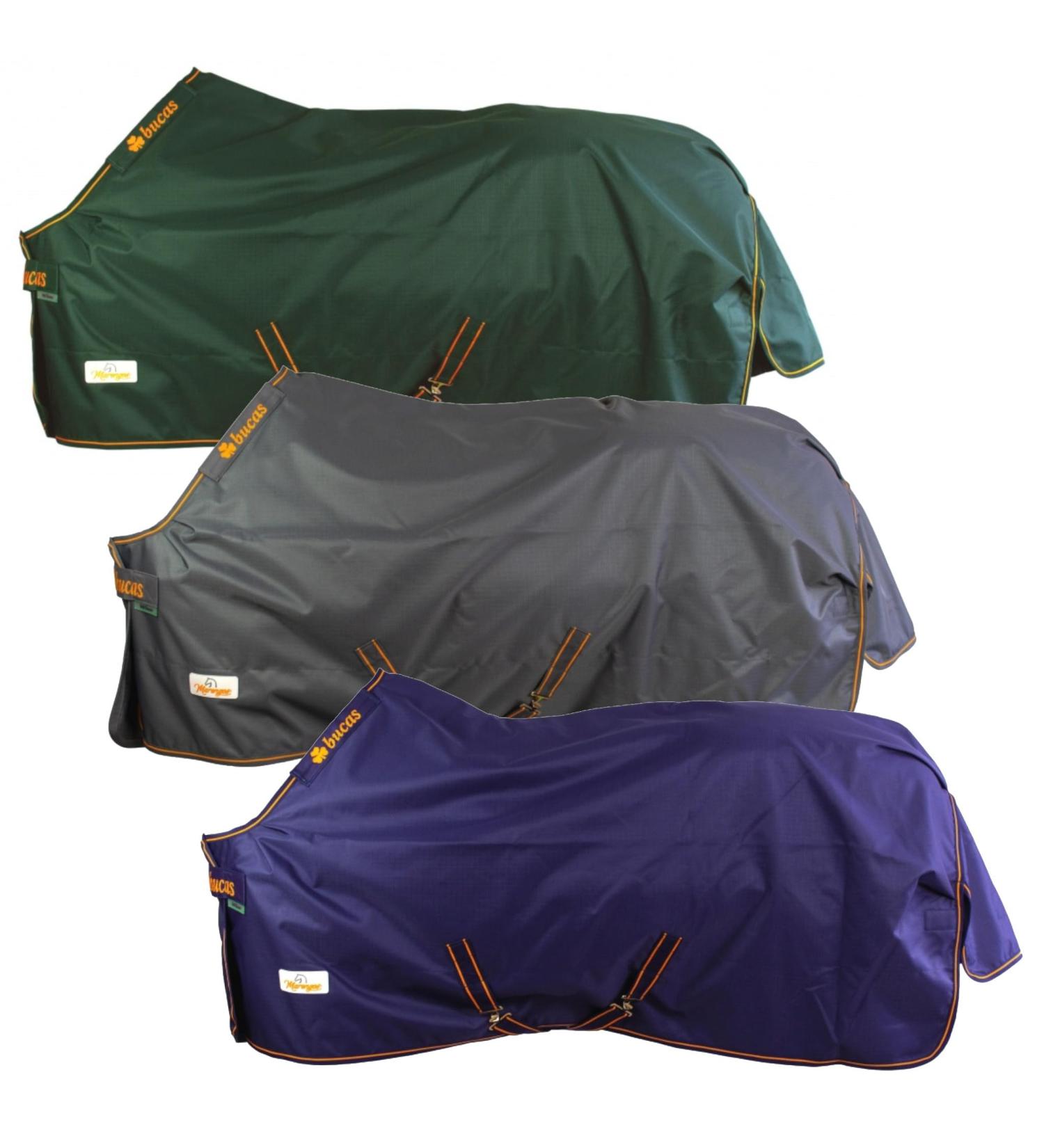 Marengos by Bucas - 1200D Stay-Dry Irish Turnout Blanket | Waterproof & Breathable | Green/Orange | Size 125cm - Buy Online on SooperMarket.com