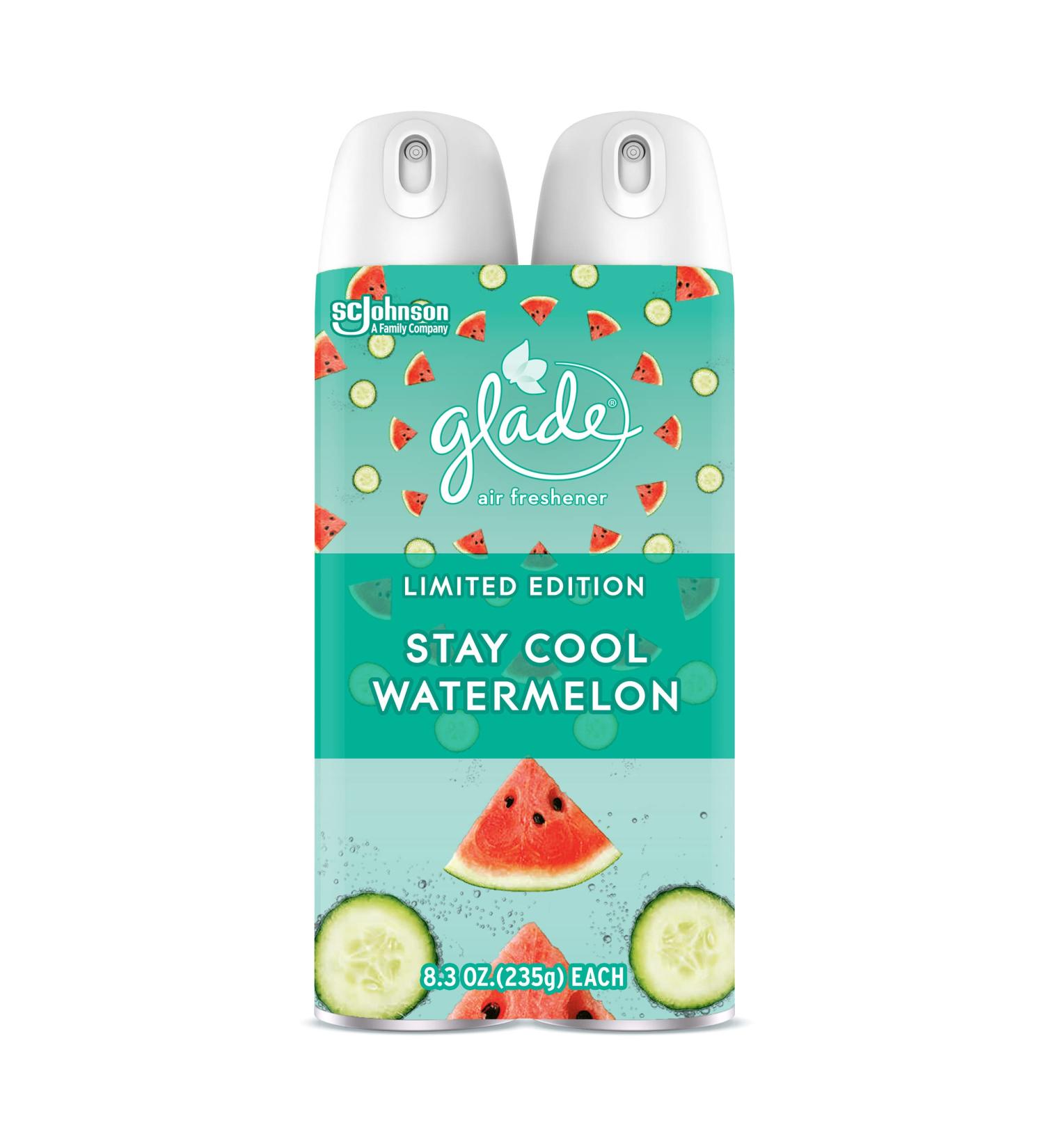 Glade Stay Cool Watermelon Room Spray 8.3 Oz 2-Pack - Long-lasting Air Freshener - Buy Online on SooperMarket.com