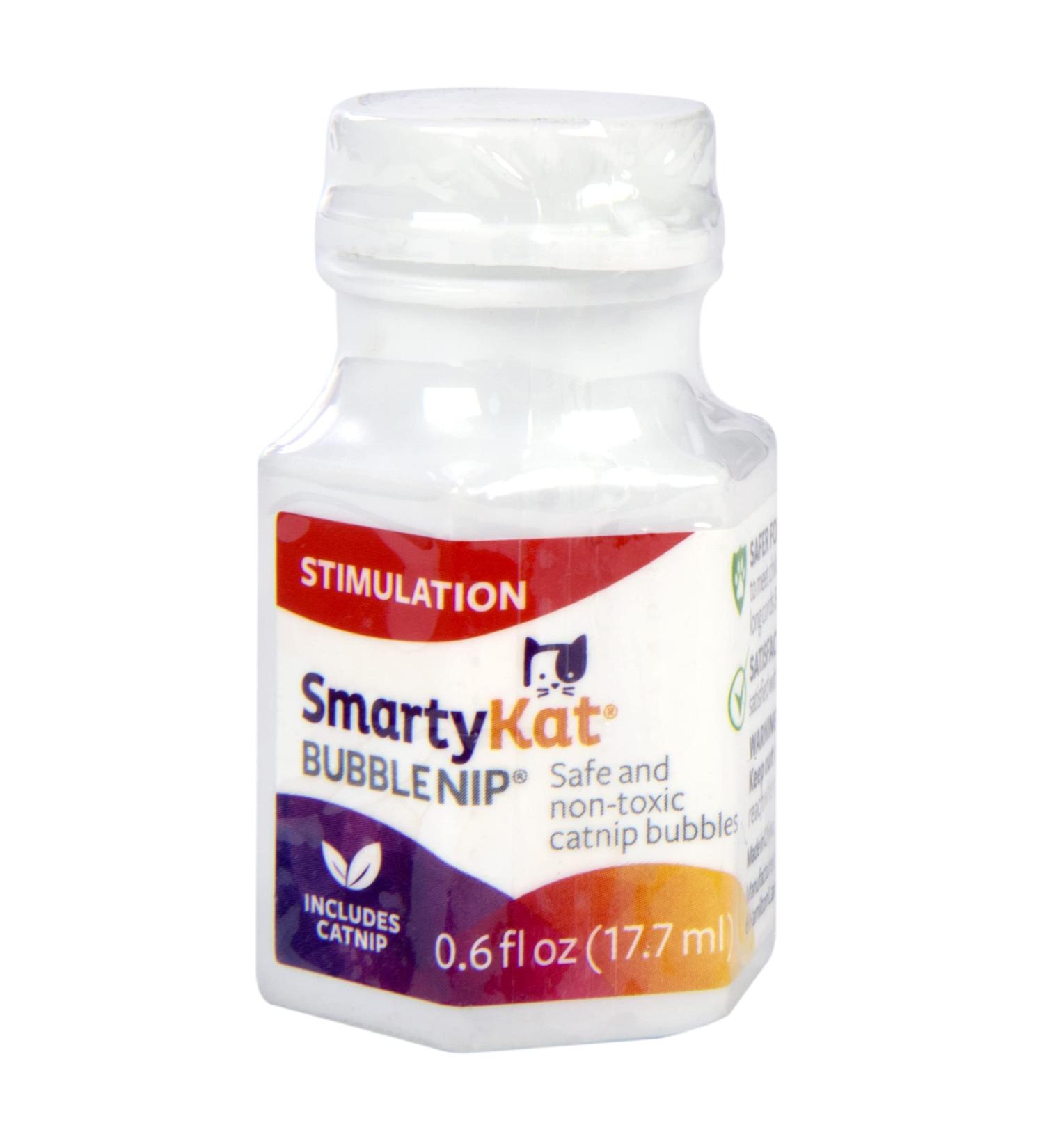 SmartyKat Catnip Mist & Bubbles for Cats - Engaging Play Stimulant | 0.6 oz - Buy Online on SooperMarket.com