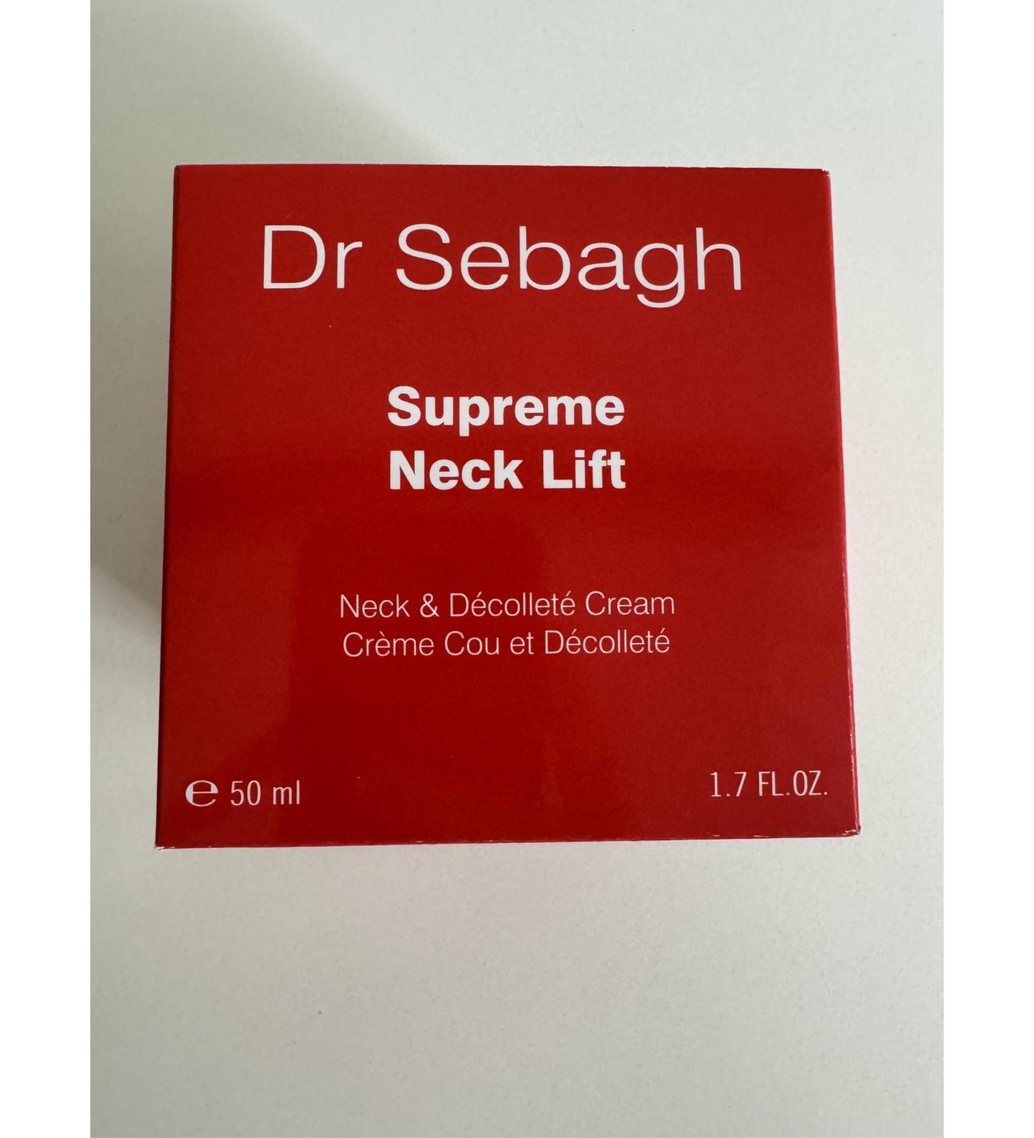 Dr Sebagh Supr me Neck Lift Cream - Firming & Rejuvenating Anti-Aging Treatment for Neck & D collet (1.7 fl oz) - Shop Internationally - Buy Online on SooperMarket.com