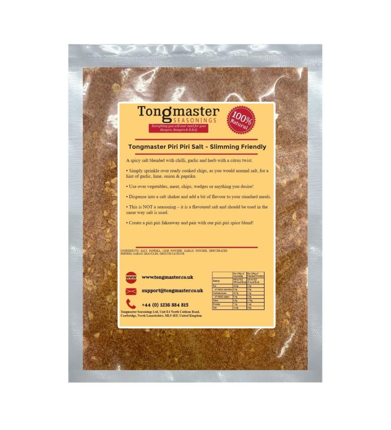Tongmaster Piri Piri Salt (10 Packs) - Slimming Friendly