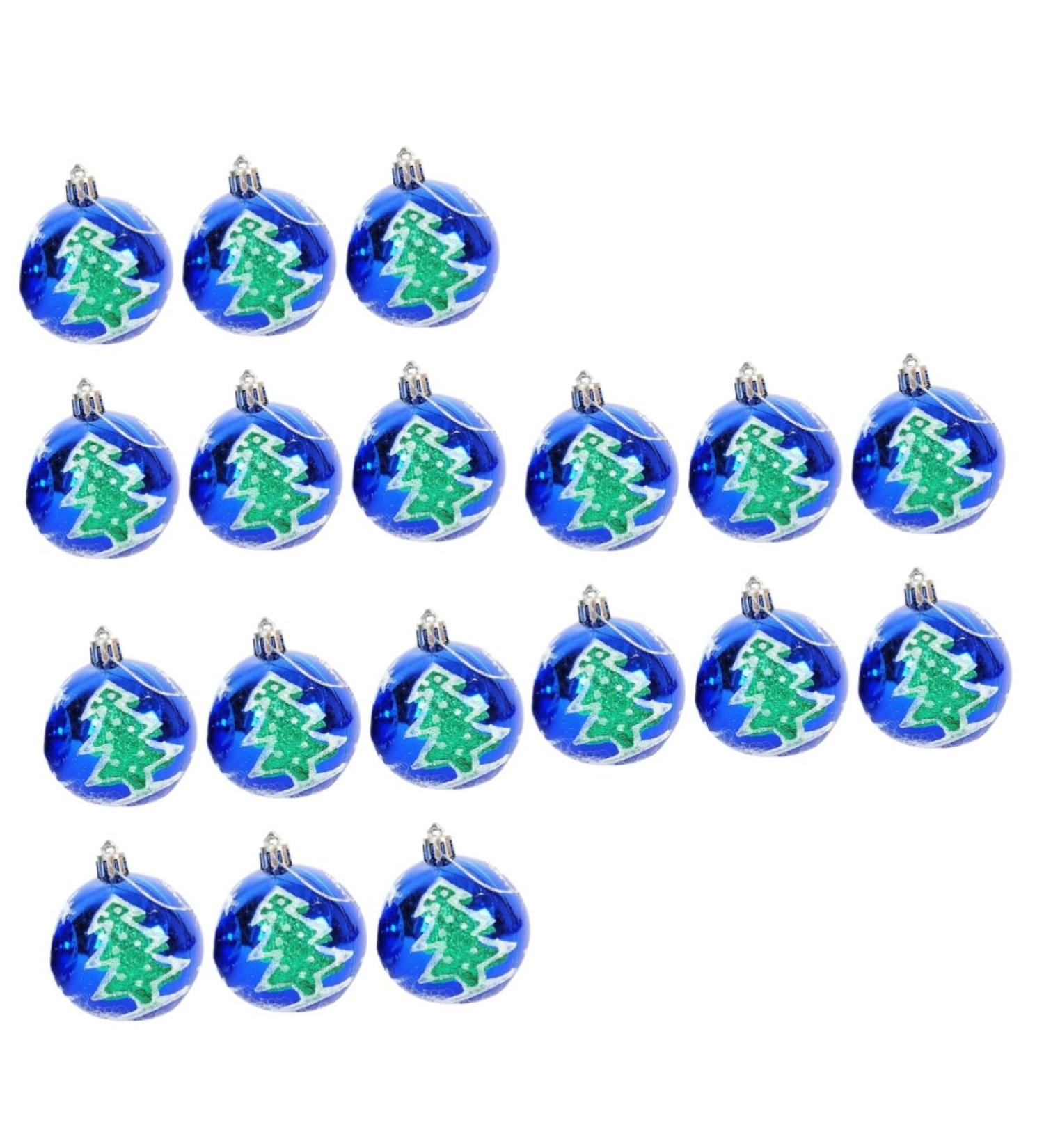 Cabilock 18 Pcs Christmas Decor Lob Christmas Baubles Decorative Christmas Hanging Ornament Balls Boxed Pack - Buy Online on SooperMarket.com