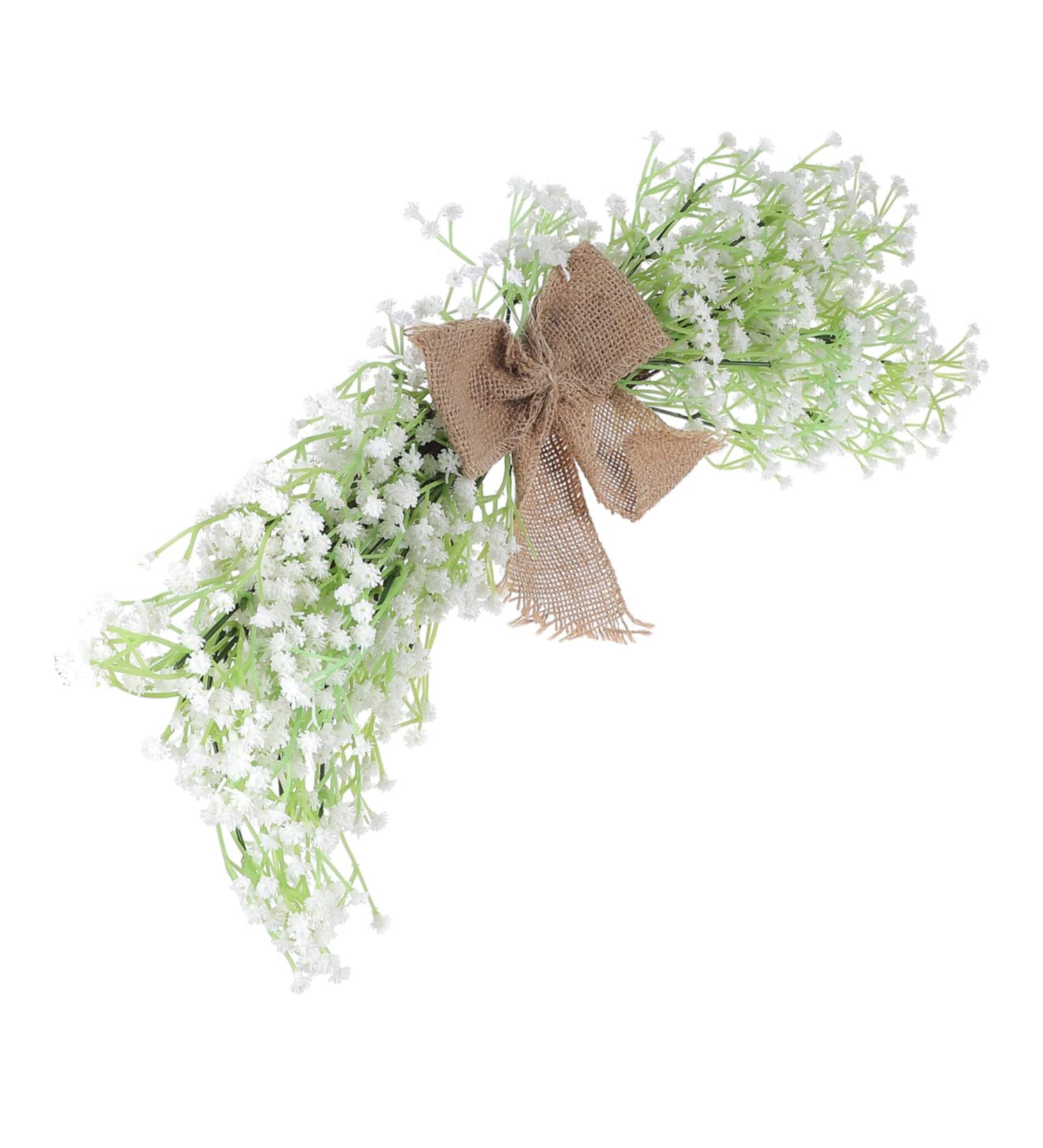 ABOOFAN Wedding Door Decor Simulated Gypsophila Front Door Decor Wedding Wreath Garland Gypsophila Door Pendant Christmas Peony - Buy Online on SooperMarket.com