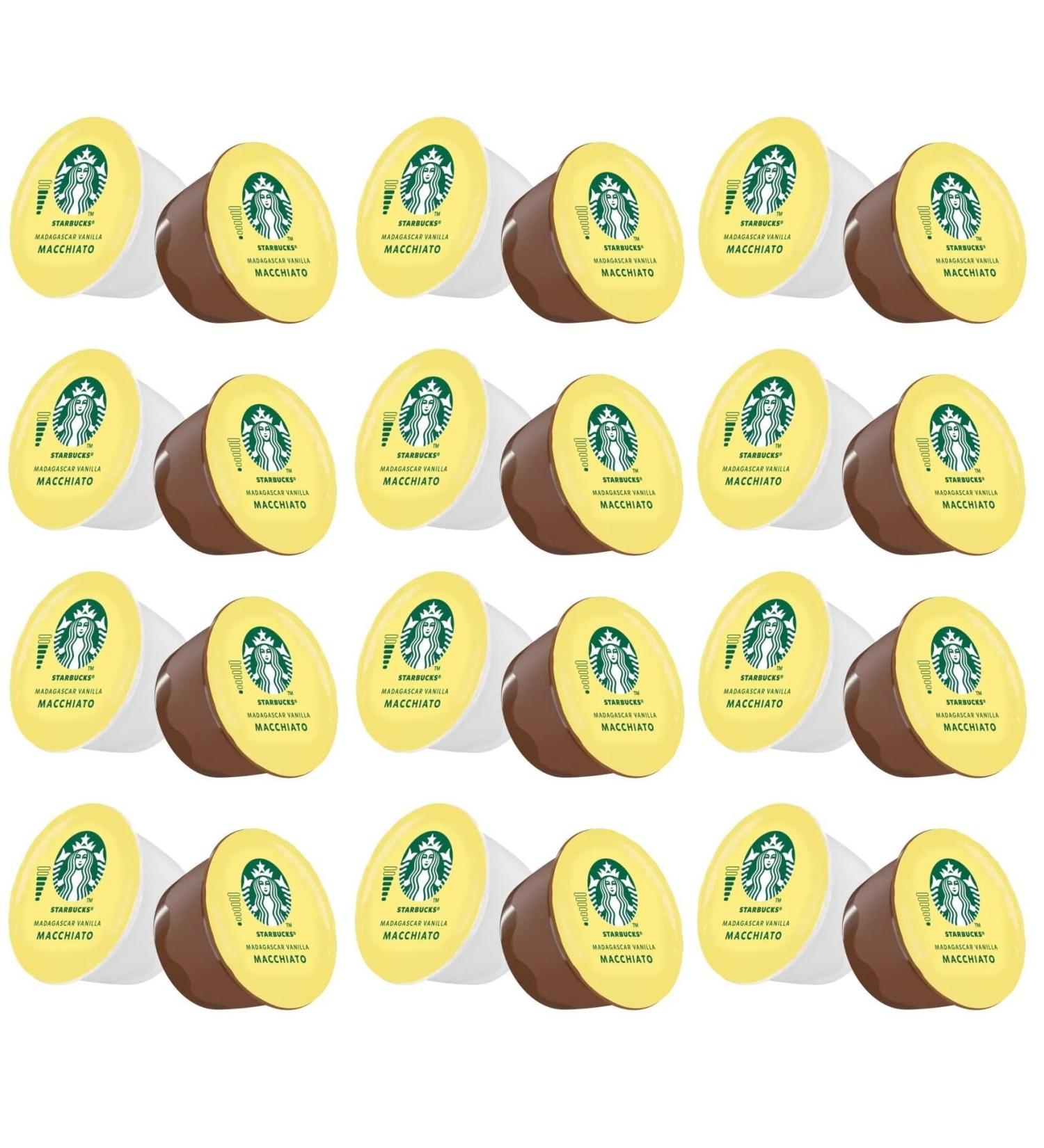 Dolce Gusto Compatible Starbucks Compatible Madagascar Vanilla Macchiato 50 Capsules 25 Drinks - Buy Online on SooperMarket.com