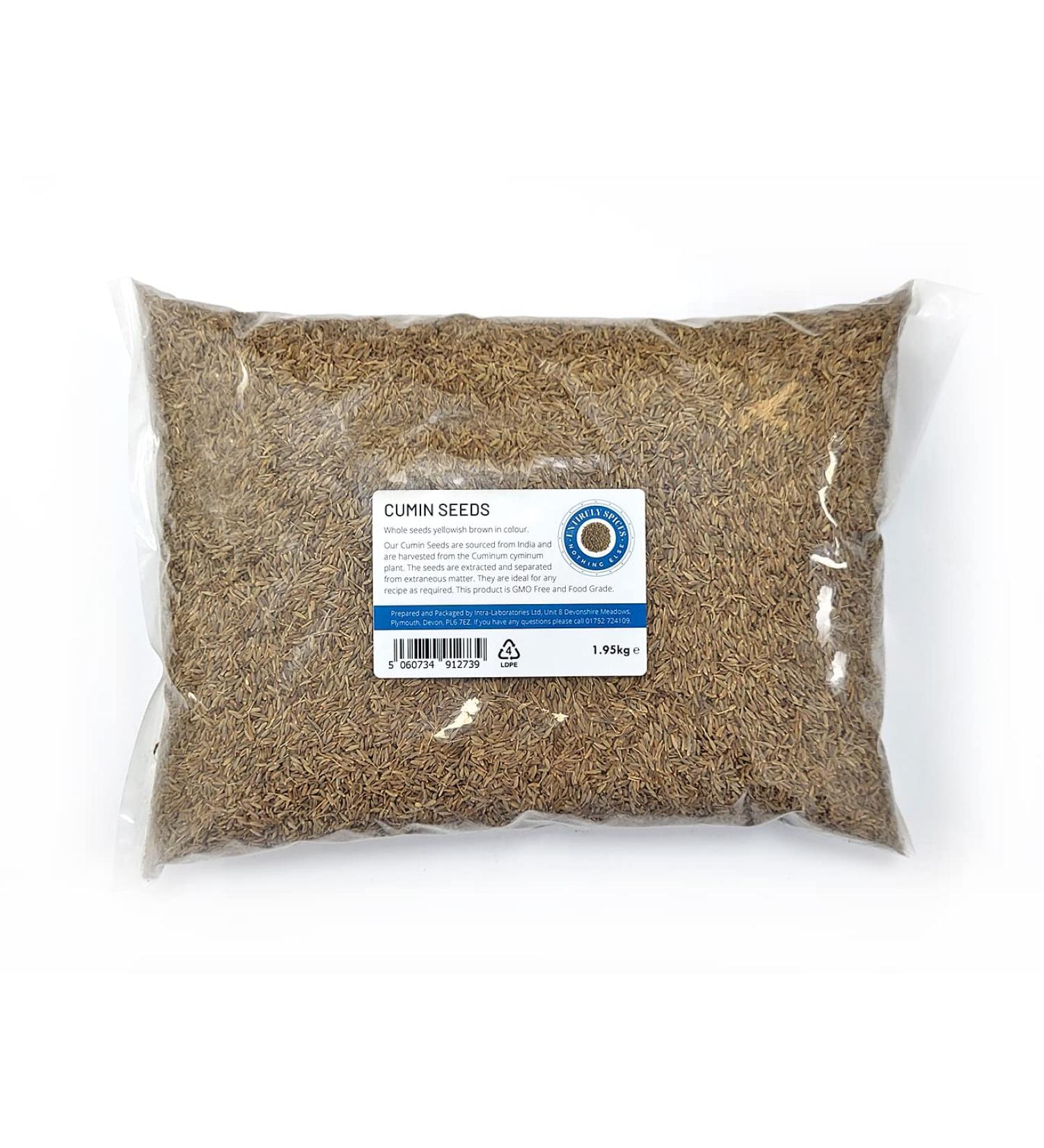 Entirely Ingredients Cumin Seeds1.95kg - Selected for Quality - Premium Food Grade - Buy Online on SooperMarket.com