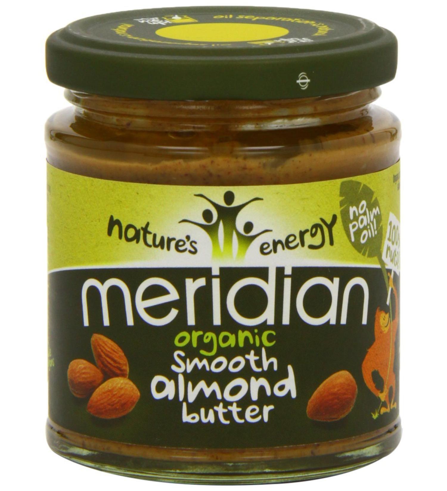 Meridian - Org Smooth Almond Butter 100% 170g