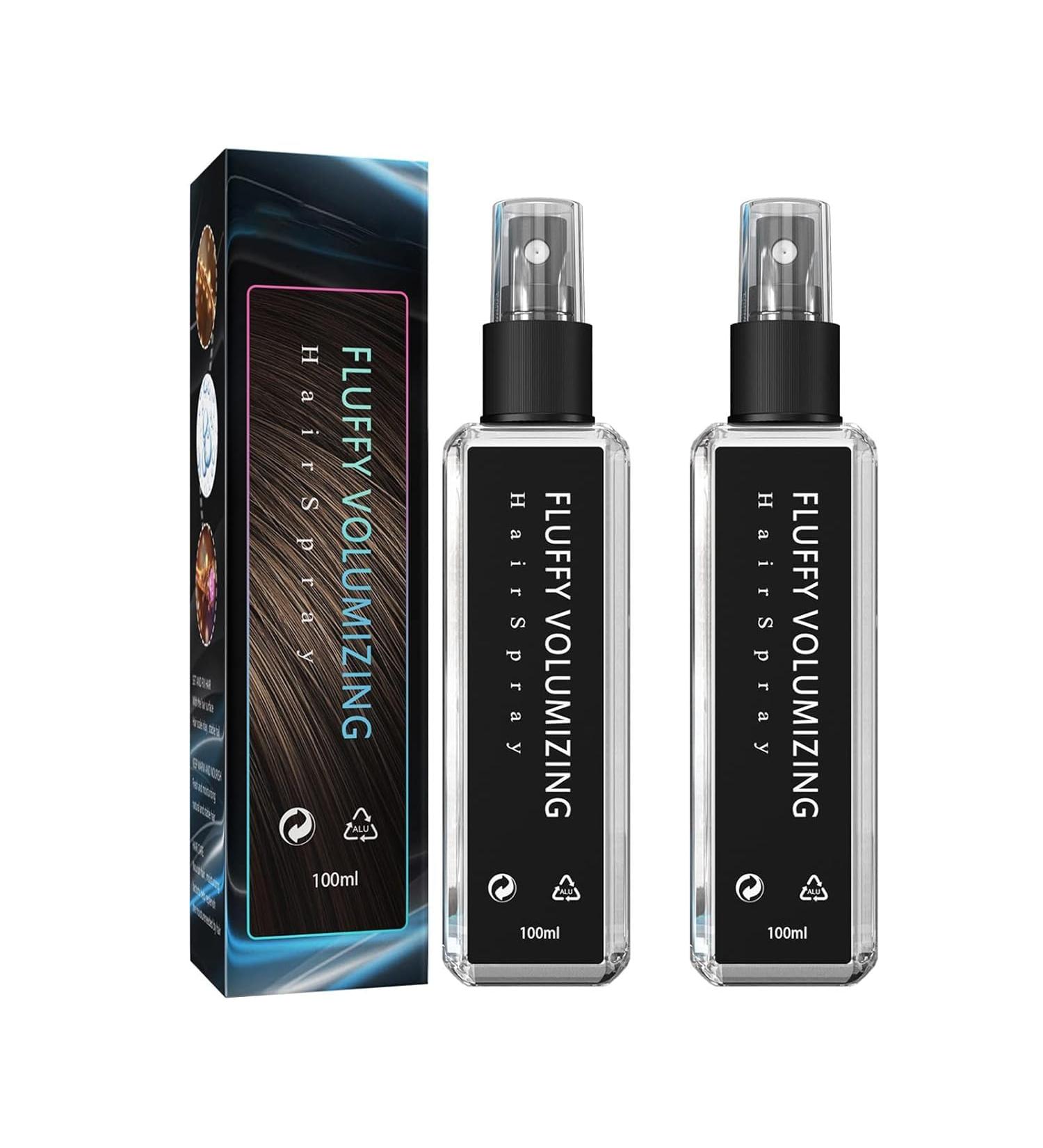 100ml Fluffy Volumizing Hair Spray Long Lasting Bright Non Greasy Non Sticky Volumizing Styling Gel & Hairspray for Fine Volumizer Hair Spray for Fine Thin Hair Suitable for All Hairstyles - Buy Online on SooperMarket.com