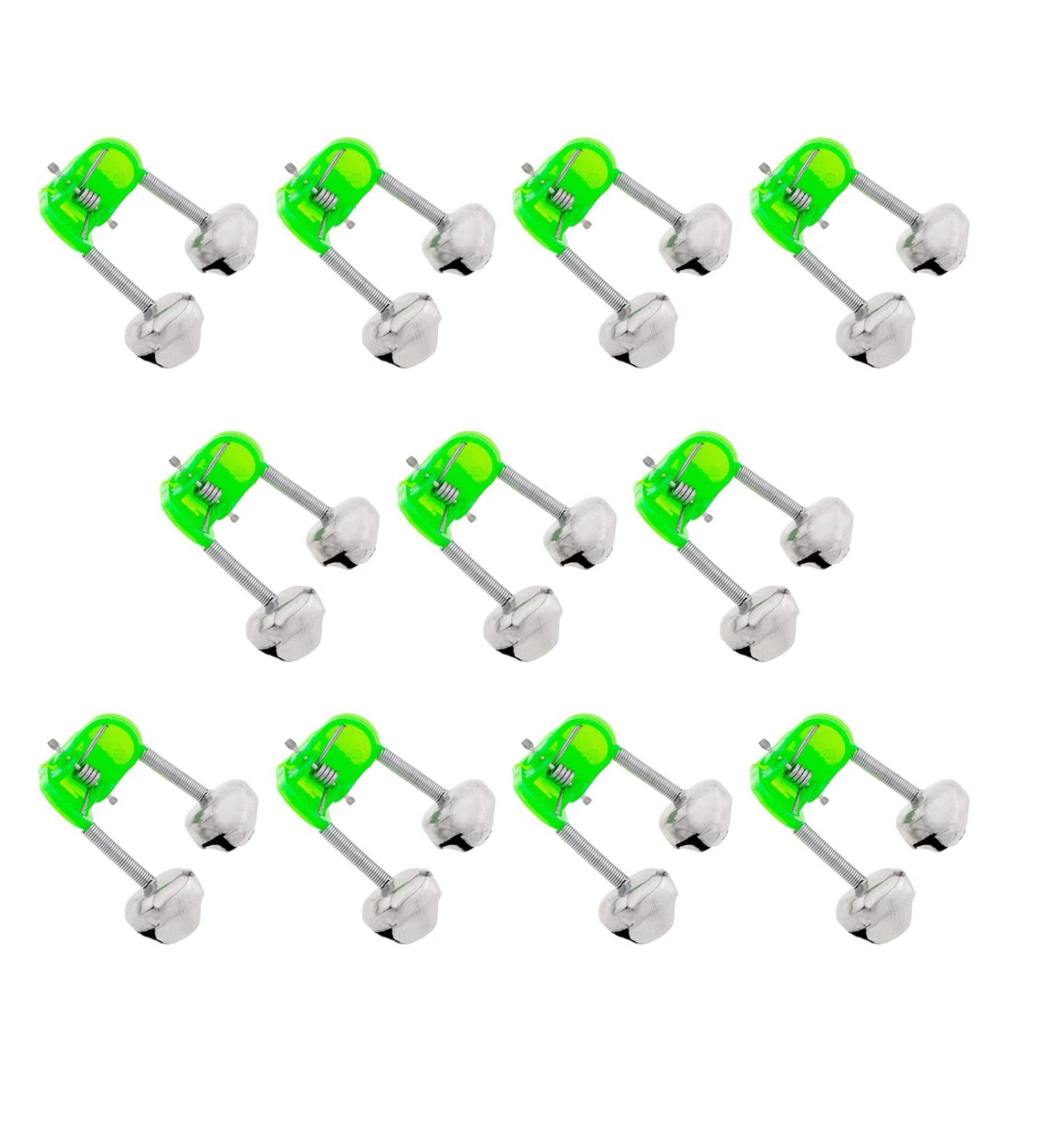 40PCS Fishing Rod Alarm Bells with Dual Alert Bells - Loud Sound Bite Indicators for Sea Rods - Buy Online on SooperMarket.com