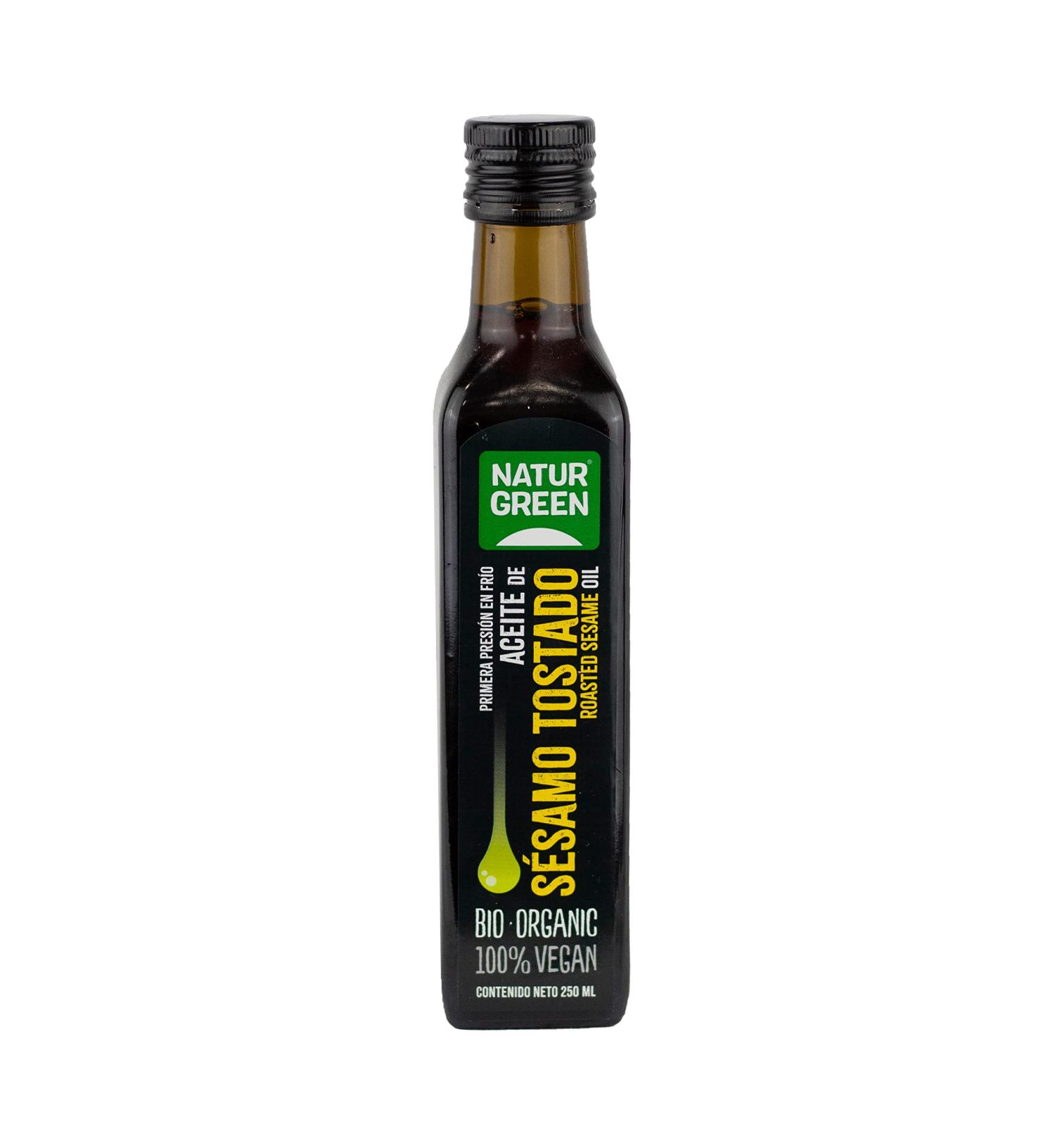 Buy Organic Toasted Sesame Oil 250ml - Premium Quality International Shipping - Buy Online on SooperMarket.com