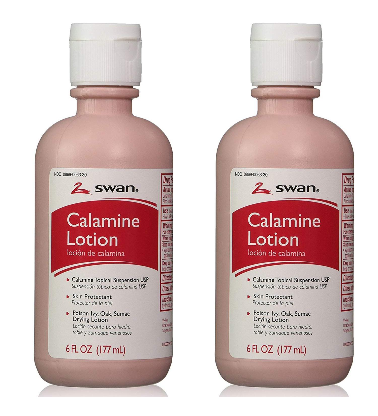 Swan Calamine Lotion - Set of Two 6 Oz. Bottles - Buy Online on SooperMarket.com