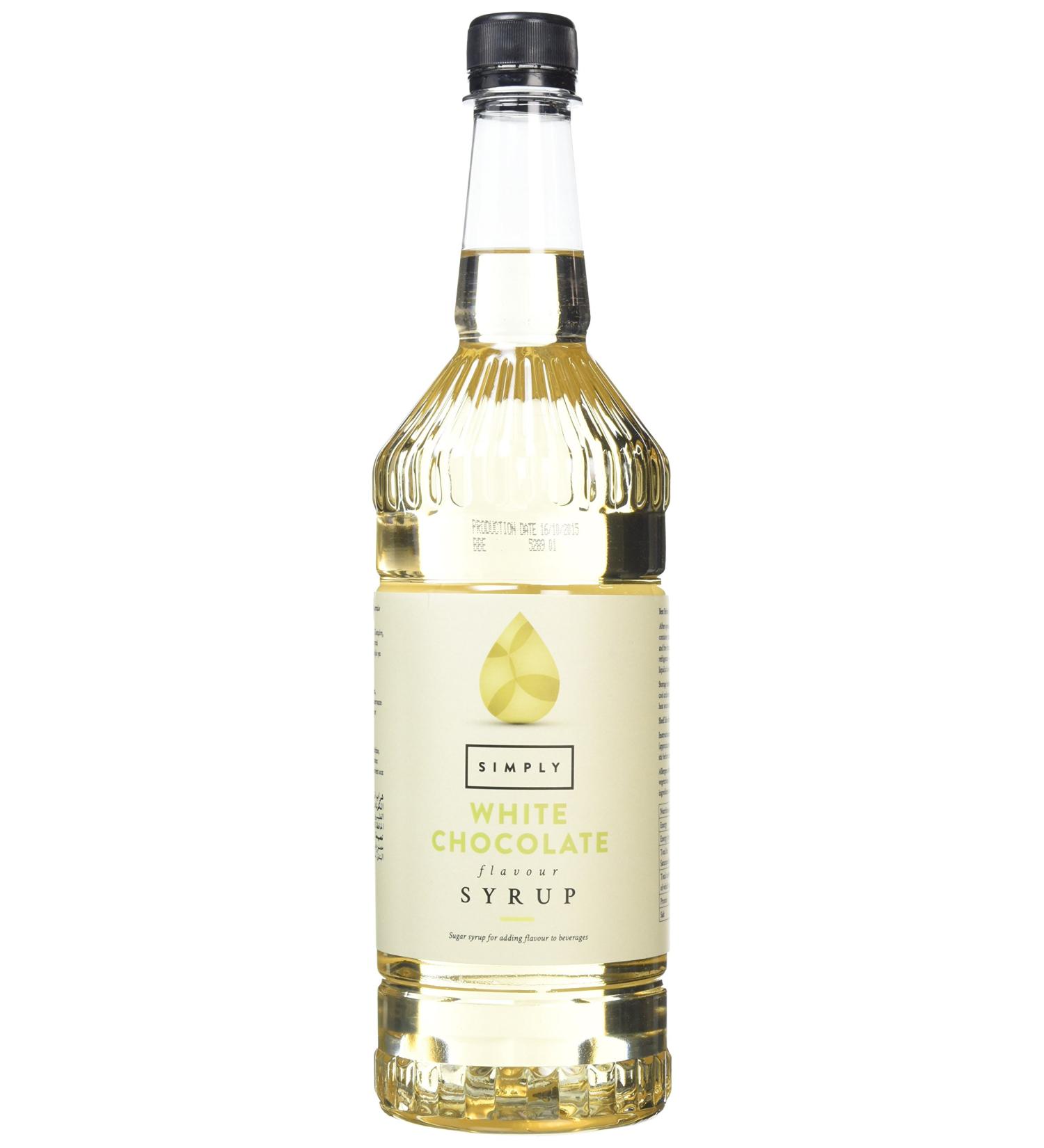 Simply White Chocolate Syrup 1 Litre - Buy Online on SooperMarket.com