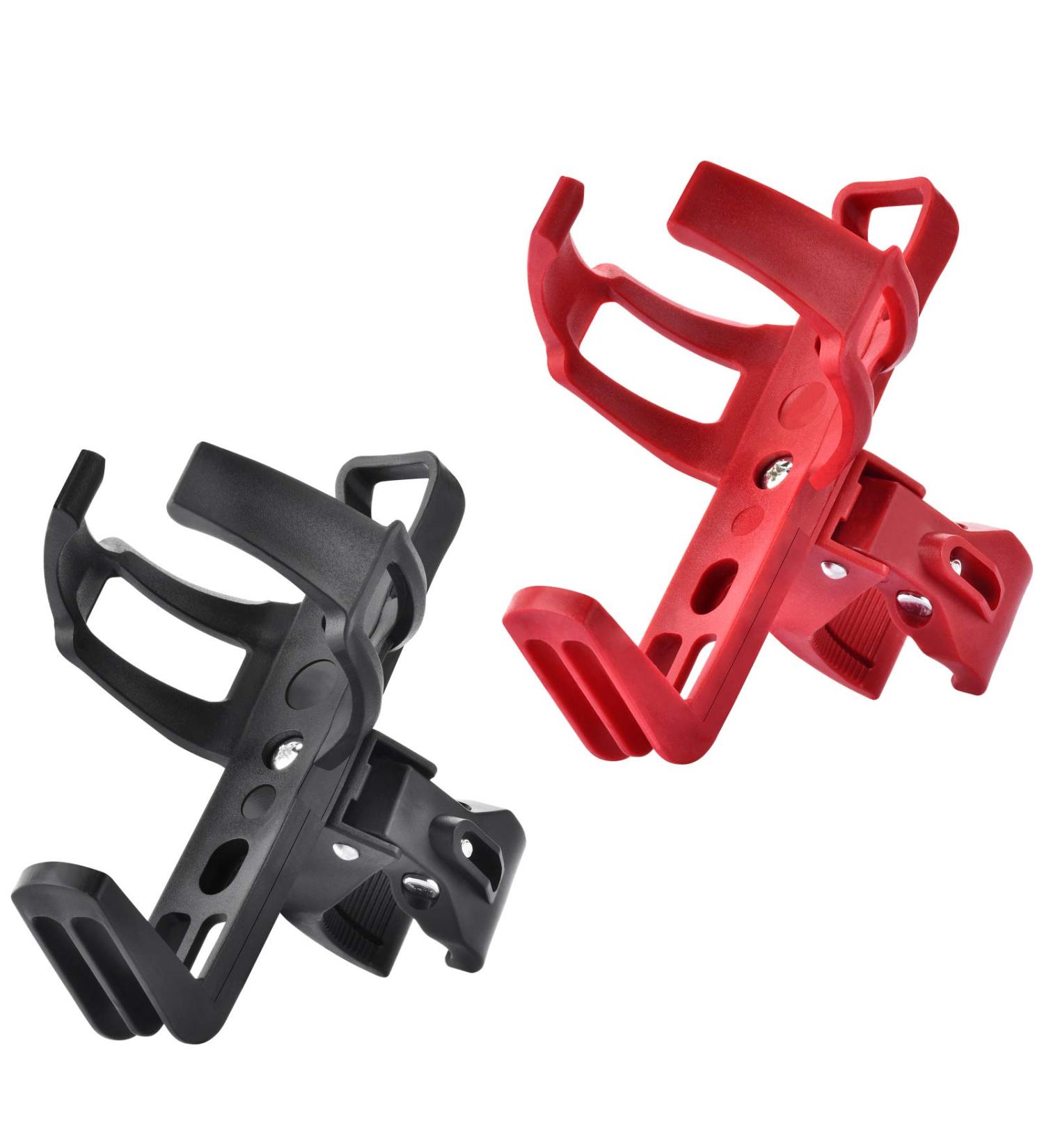 2PCS Lightweight Bicycle Water Bottle Cages - Easy to Adjust & Install | Strong Bike Holder - Buy Online on SooperMarket.com
