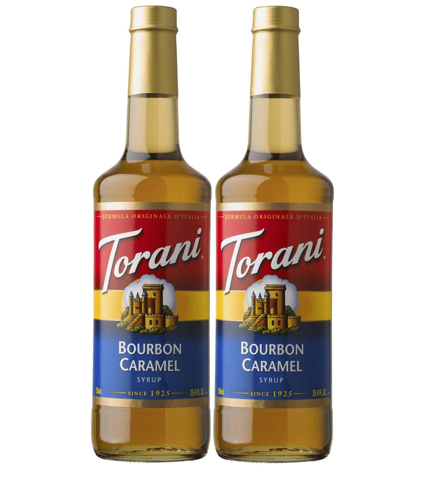 Torani Bourbon Caramel Syrup 750ml 2 Pack - Buy Online on SooperMarket.com
