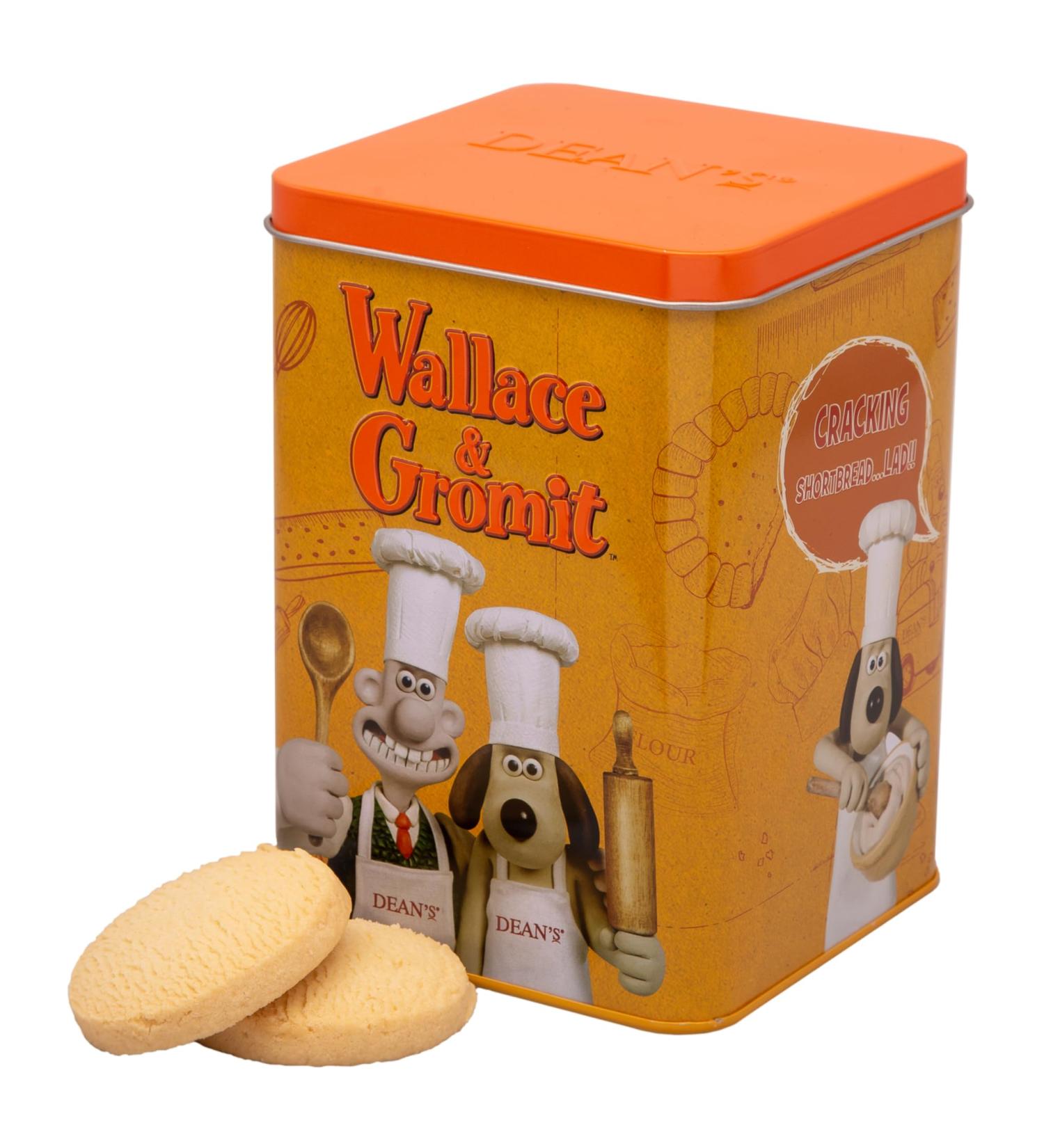 Wallace & Gromit Scottish All Butter Shortbread Biscuit Gift Tin - 300g Reusable Collectable "Cracking Shortbread Box. Delicious Irresistible Luxury Cookie Snack. Give At Christmas Or For A Birthday. - Buy Online on SooperMarket.com