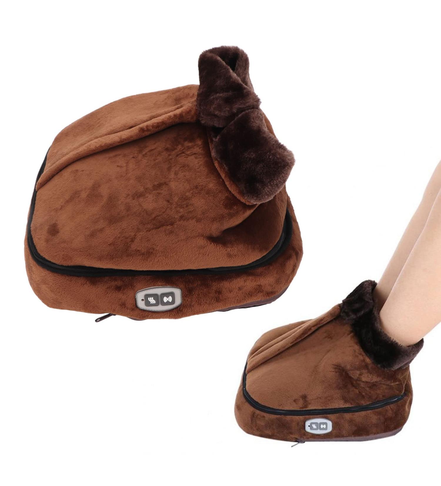 Premium Foot Massager with Heat | Removable Heating & Comforting Foot Warmer for Ultimate Relaxation - Buy Online on SooperMarket.com