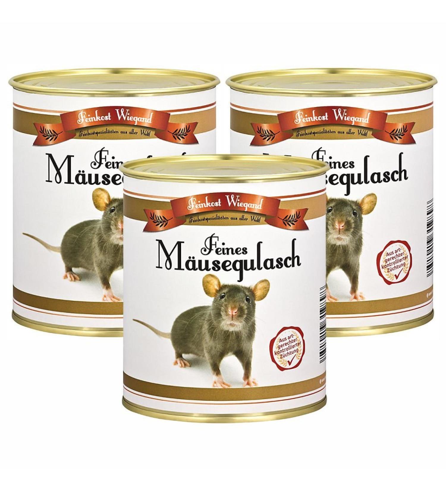 4you Design 3-Pack Mouse Goulash - Gourmet Foam Rubber Candy Gift for Men Women & Children - 175g Each Perfect for April 1st - Buy Online on SooperMarket.com