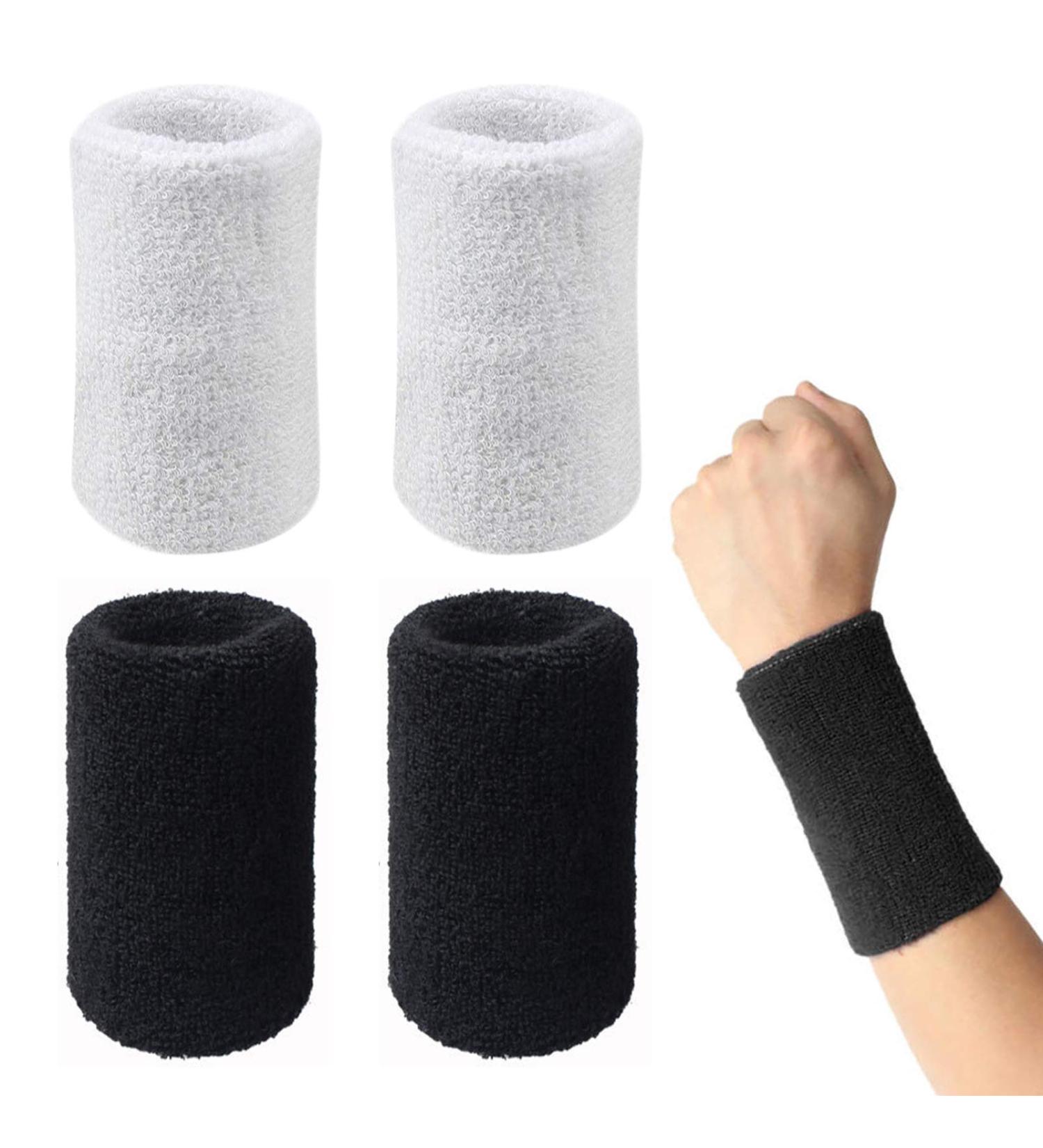 Niuhong 4 Pcs Stretchy Bracelet Welding Tapes - Comfortable & Breathable Cotton Bands for Fitness Running & Ball Games - Flexible Wristband Equipment - Buy Online on SooperMarket.com