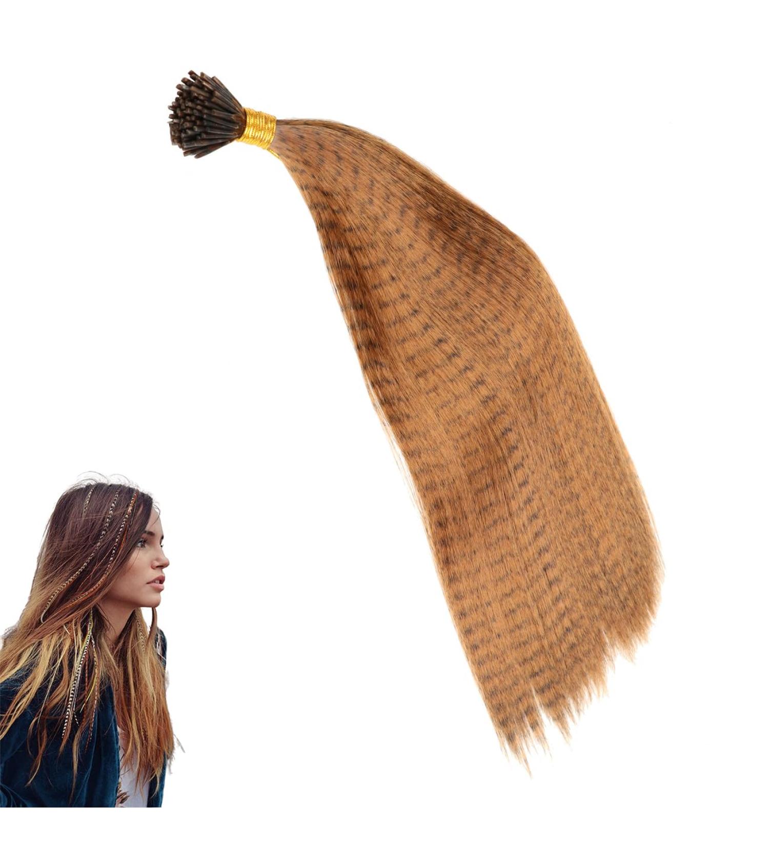 Prinfantasy Synthetic Hair Extension - 16 inch Feather False Hair for Women, Cosplay & Party - BZ240 - Buy Online on SooperMarket.com