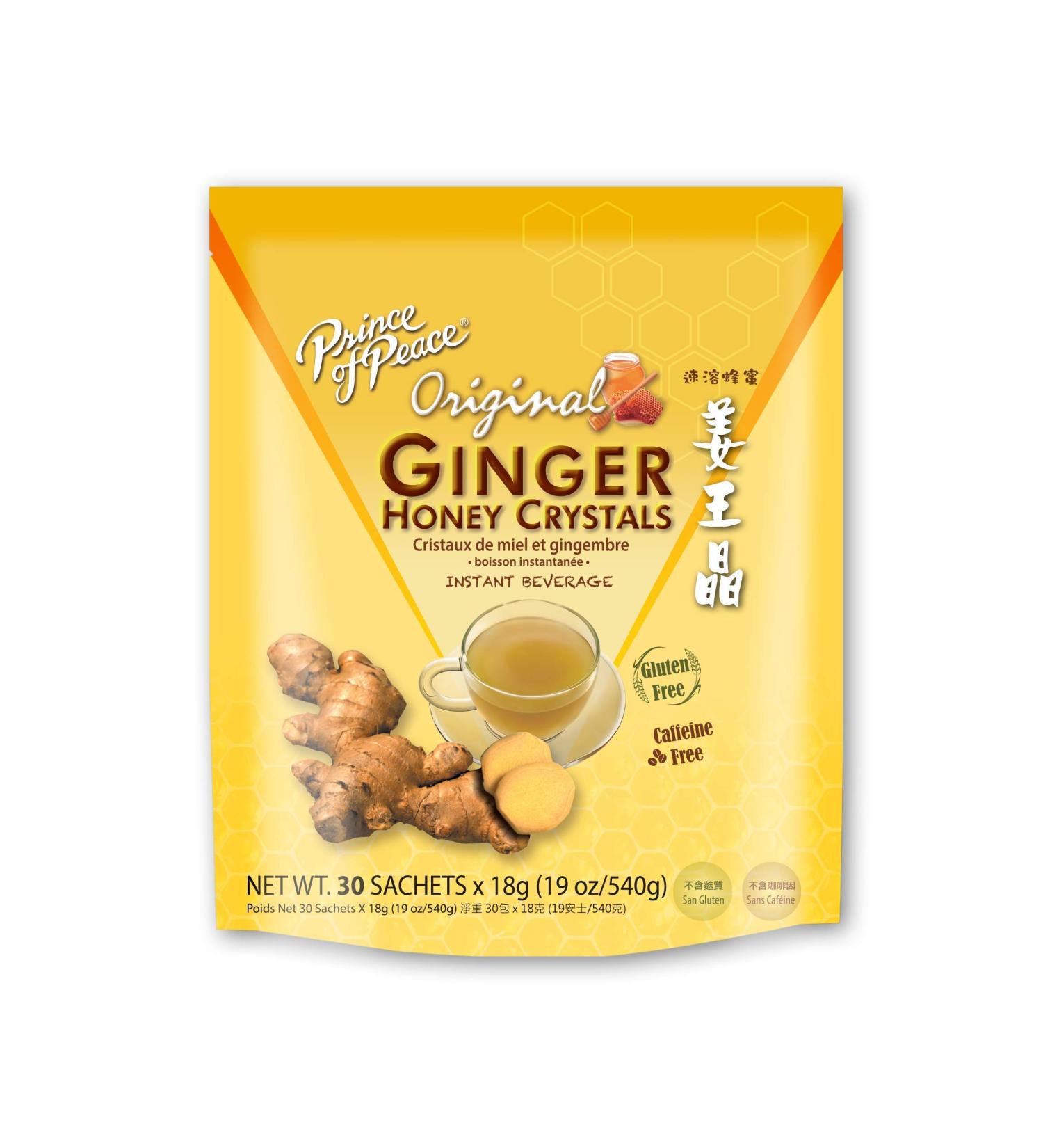 Prince of Peace Instant Ginger Honey Crystals (30ct)