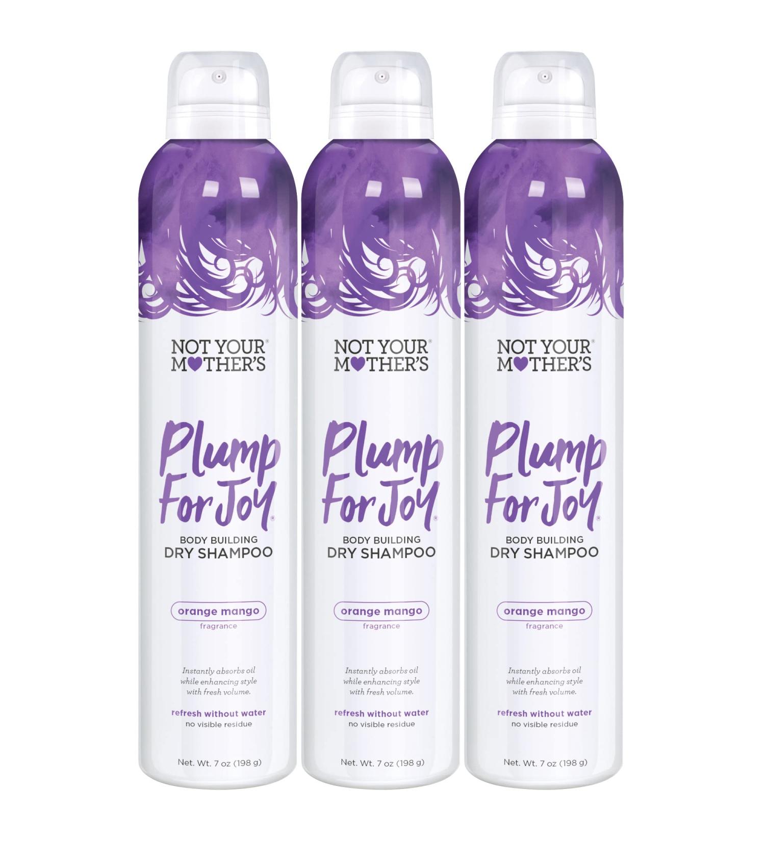 Not Your Mother's Plump for Joy Dry Shampoo 2-Pack - 7 oz | Instantly Absorbs Oil & Adds Volume - Buy Online on SooperMarket.com