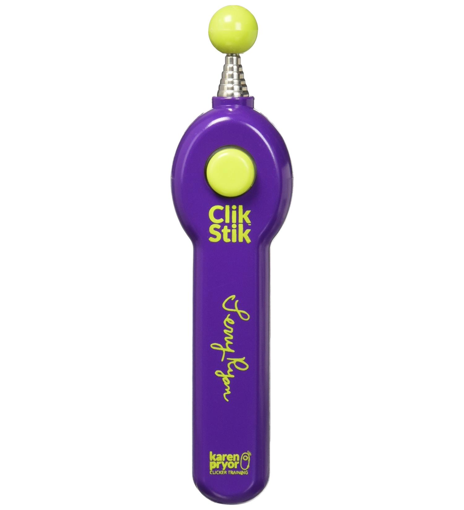 Karen Pryor Clicker Training Clik Stik - Terry Ryan Pet Training Tool (Purple) | International Shipping Available - Buy Online on SooperMarket.com
