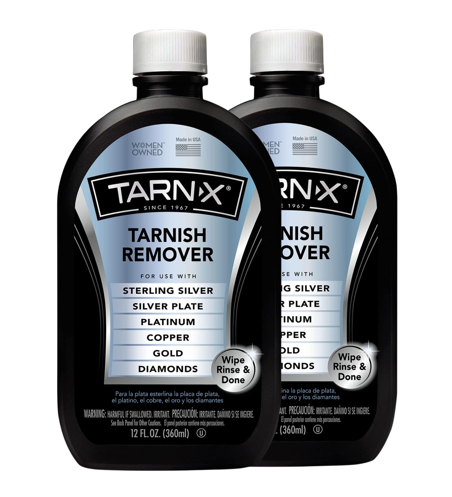 Tarn-X Metal & Silver Tarnish Remover - 12oz Pack of 2 for Sterling Silver Platinum Gold & More | International Shipping - Buy Online on SooperMarket.com