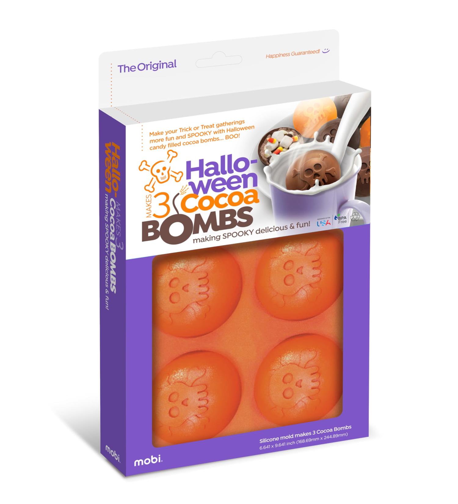 Mobi Hot Chocolate Cocoa Bombs Silicone Mold Skull for Making 3 "Bombs"  - Buy Online on SooperMarket.com