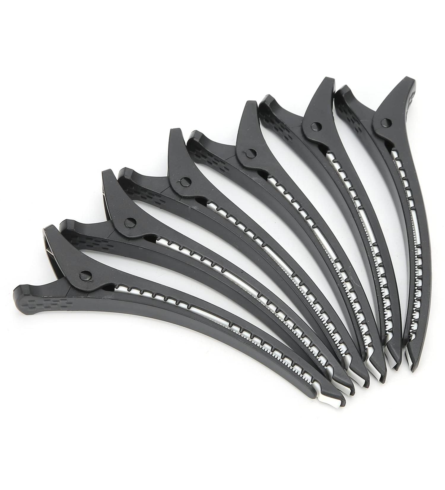 Duckbill Hair Clip Safe DIY Craft Convenient for Use Sectioning Clips No Slip for Salon Hair Styling for Applying Facial for Haircut(White) - Buy Online on SooperMarket.com