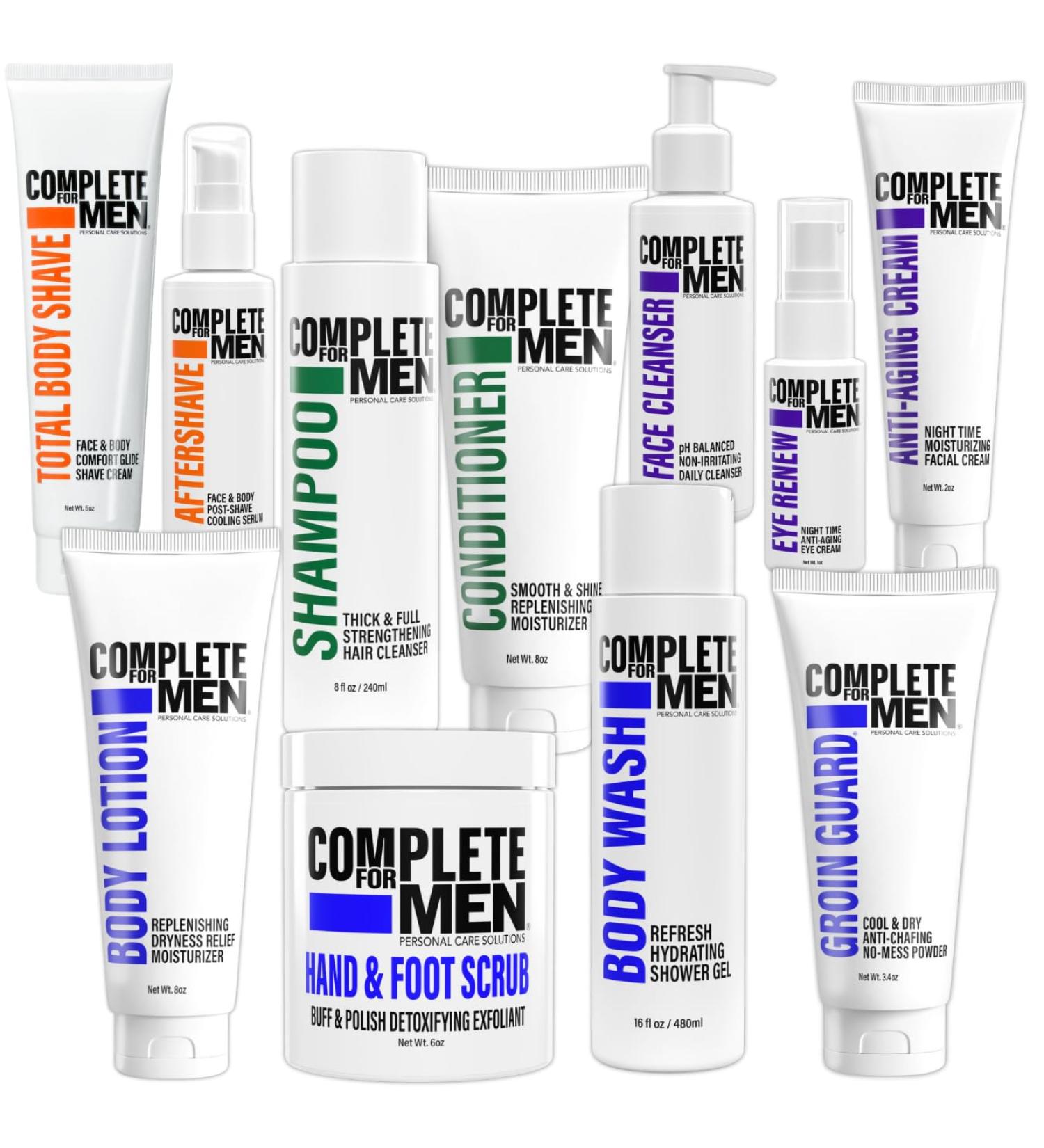 Premium Men's Grooming Set - Body Lotion Face Wash Aftershave & More | International Shipping - Buy Online on SooperMarket.com