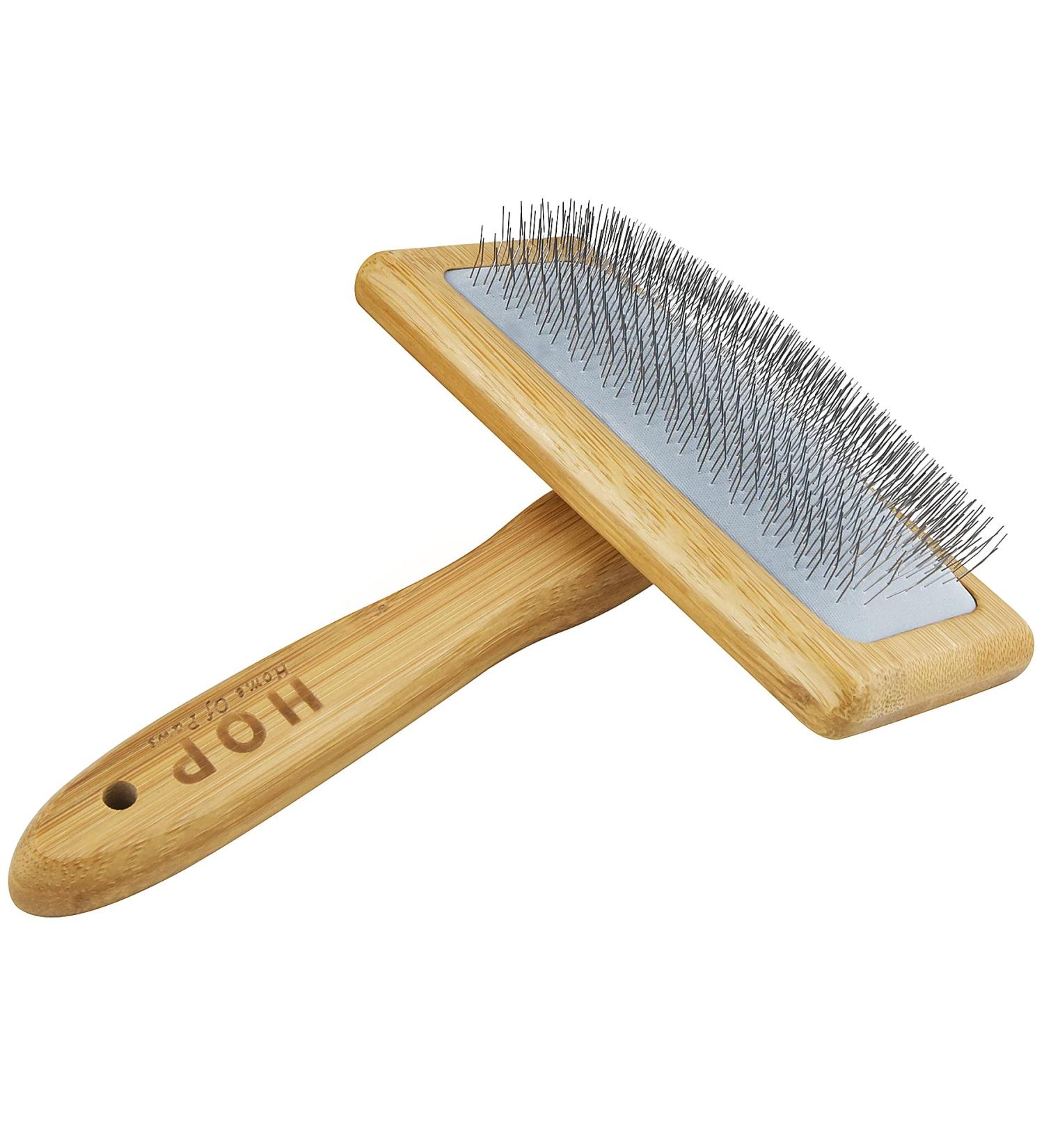 Premium Dog & Cat Brushes for Fur Care | Wood & Slicker Brushes for Short & Long Hair - Ideal for Knots & Subfur - Buy Online on SooperMarket.com