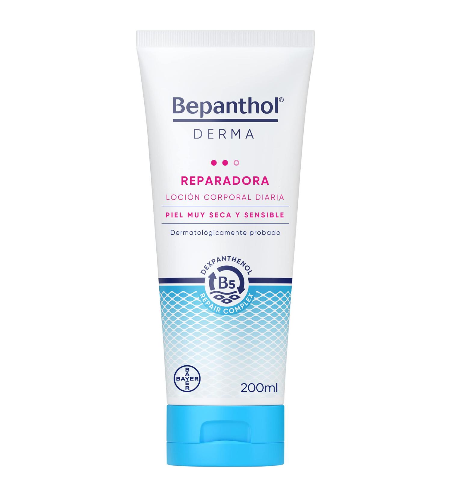 Moisturizing Body Cream for Dry Skin - Bepanthol Derma Repair Lotion (200 ml) | Perfume-Free Immediate & Lasting Hydration for Sensitive Skin - Buy Online on SooperMarket.com