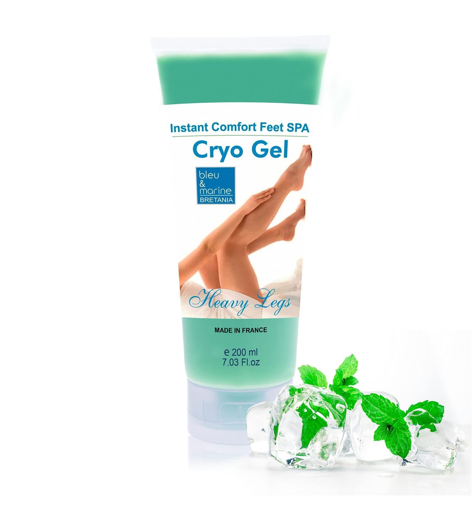 Bleumarine Bretania Cooling Gel for Heavy Legs | Instant Relief & Cold Effect | Essential Oils & Plant Extracts | 200 ml - Ideal for Athletes & Daily Use - Buy Online on SooperMarket.com