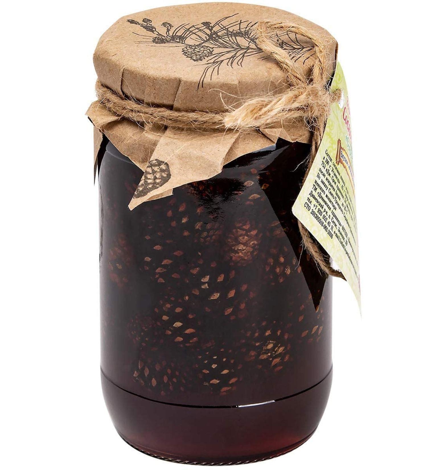 Pine Cone Jam 440g/15.5oz - Imported Siberian Delicacy with Baby Pine Cones - Buy Online on SooperMarket.com