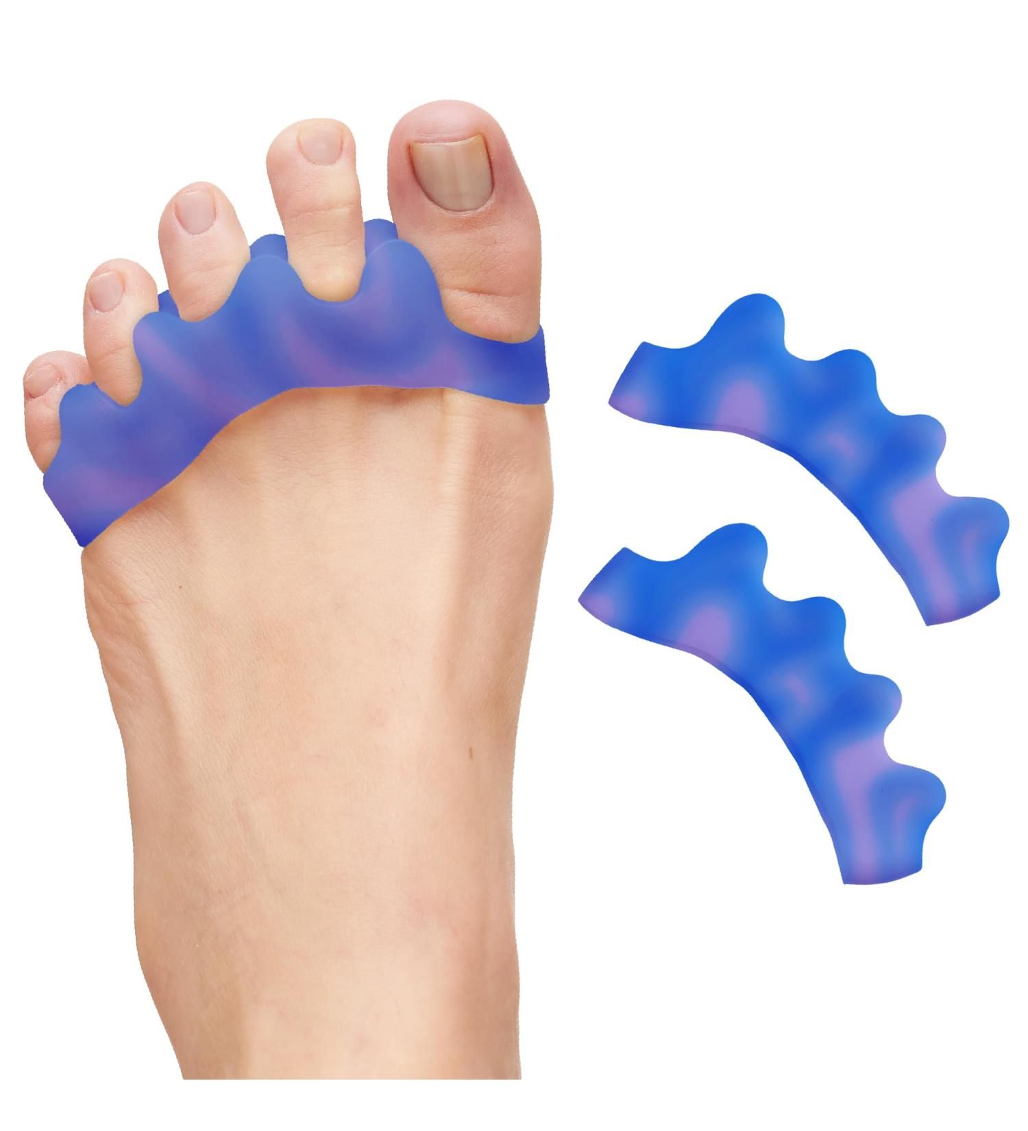 ZenToes Silicone Toe Spacers - Correct Toe Alignment & Bunion Relief - 1 Pair (Moonlight) | International Shipping Available - Buy Online on SooperMarket.com