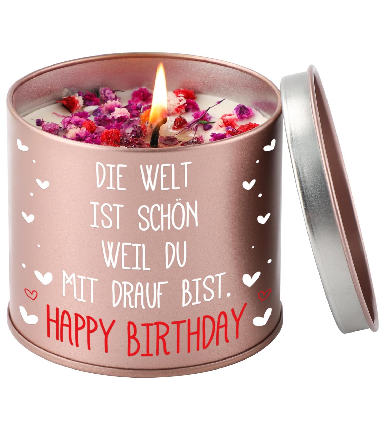 Prstenly Birthday Gift for Women - Unique Metal Candle for Girlfriend Mom Sister & Best Friend - Buy Online on SooperMarket.com