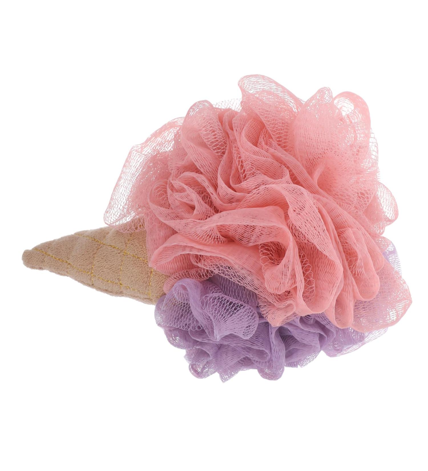 NOLITOY Rainbow Ice Cream Shower Flowers - Reusable Exfoliating Bath Sponges & Loofahs for a Refreshing Shower Experience - Buy Online on SooperMarket.com