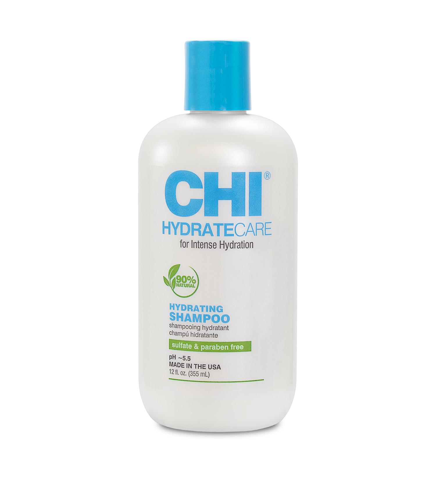 CHI HydrateCare Hydrating Shampoo - Balance Moisture Protect Against Damage Sulfate & Paraben-Free 12 Oz | Cruelty-Free International Shipping - Buy Online on SooperMarket.com