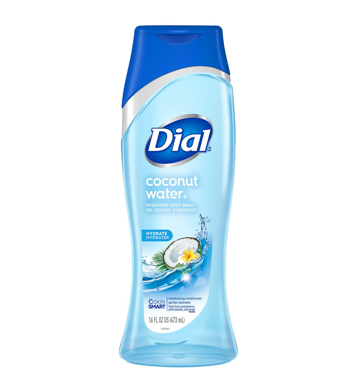 Dial Coconut Water Hydrating Body Wash 473ml - Nourishing Skin Cleanser - Buy Online on SooperMarket.com