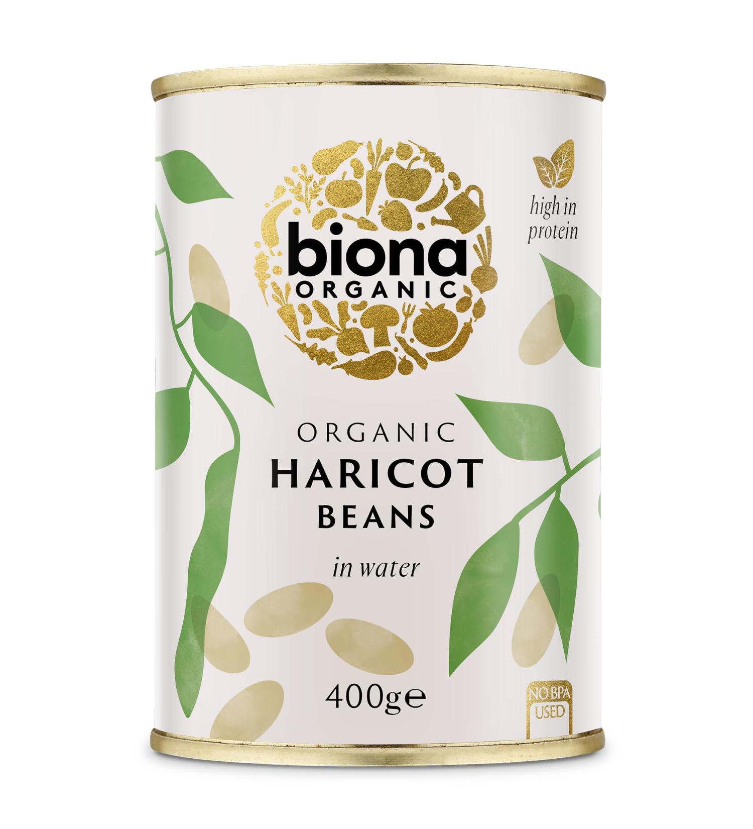 Biona Organic Haricot Beans 400g 1