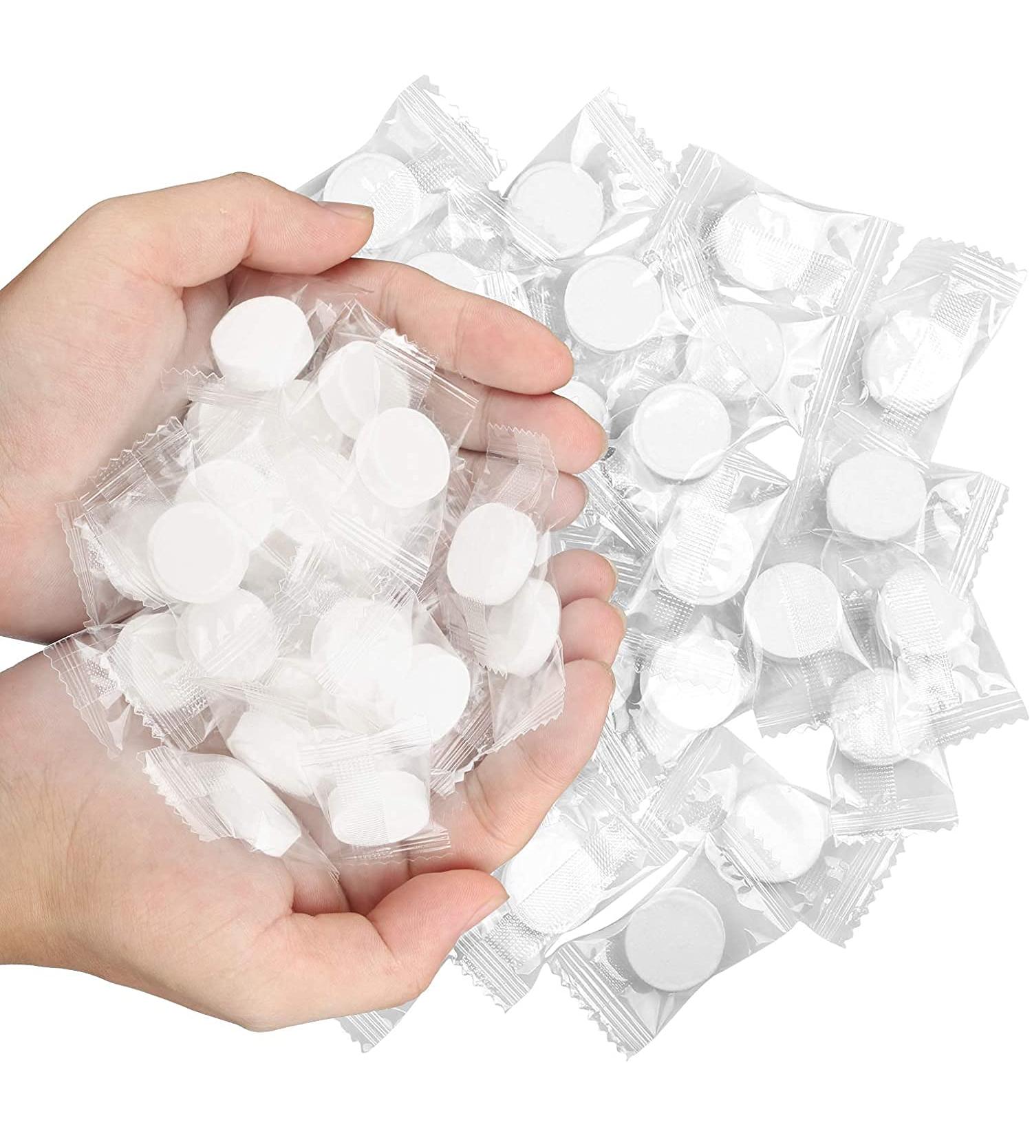 Zonsuse Portable Mini Compressed Towels - 60 PCs Disposable Travel Camping & Hotel Use - Buy Online on SooperMarket.com