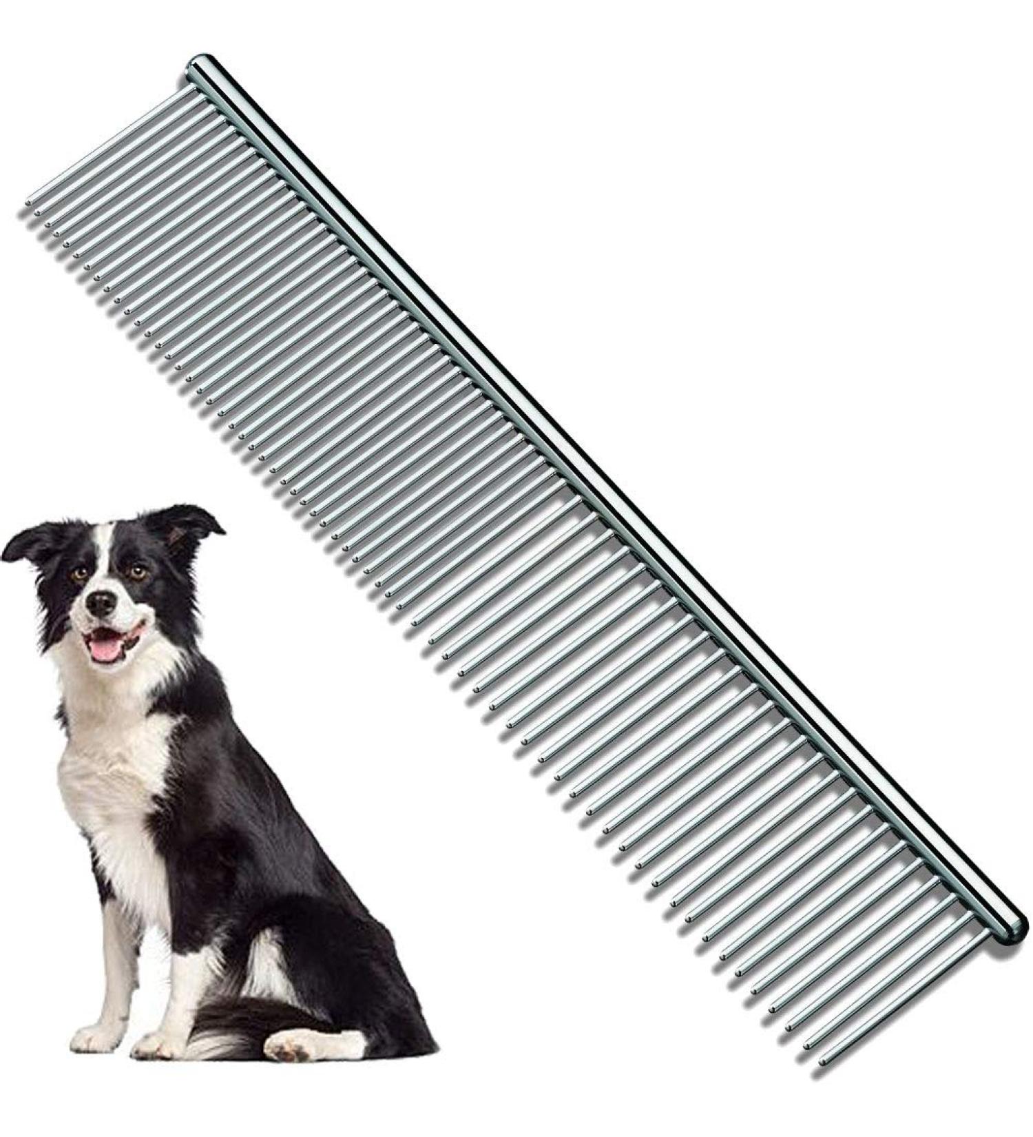 Pet Steel comb Pet Grooming Tool for Dog 7 1/2" - Buy Online on SooperMarket.com