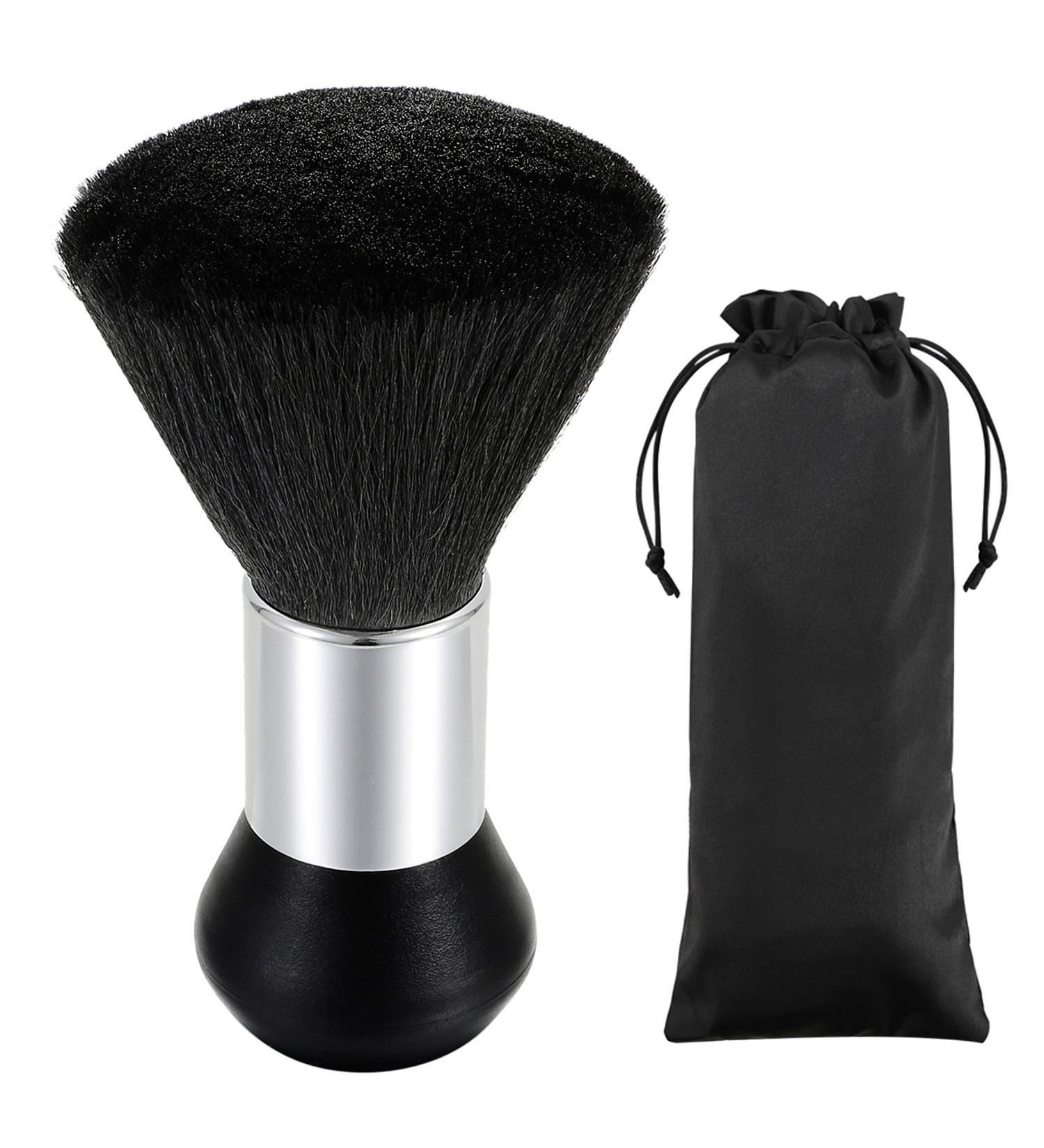 Vtrem Barber Brush Neck Duster - Black Powder Duster for Hair Cutting and Salon Cleaning - Buy Online on SooperMarket.com